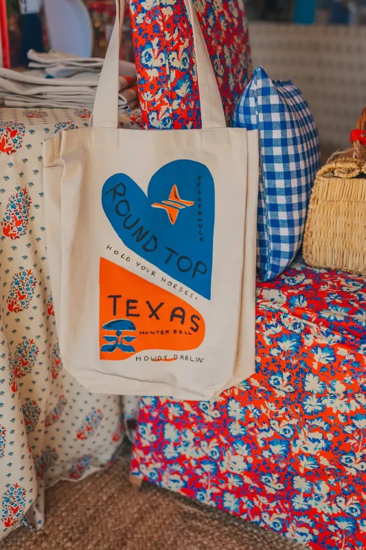 HB x Tuckernuck Round Top Tote sold by Hunter Bell NYC