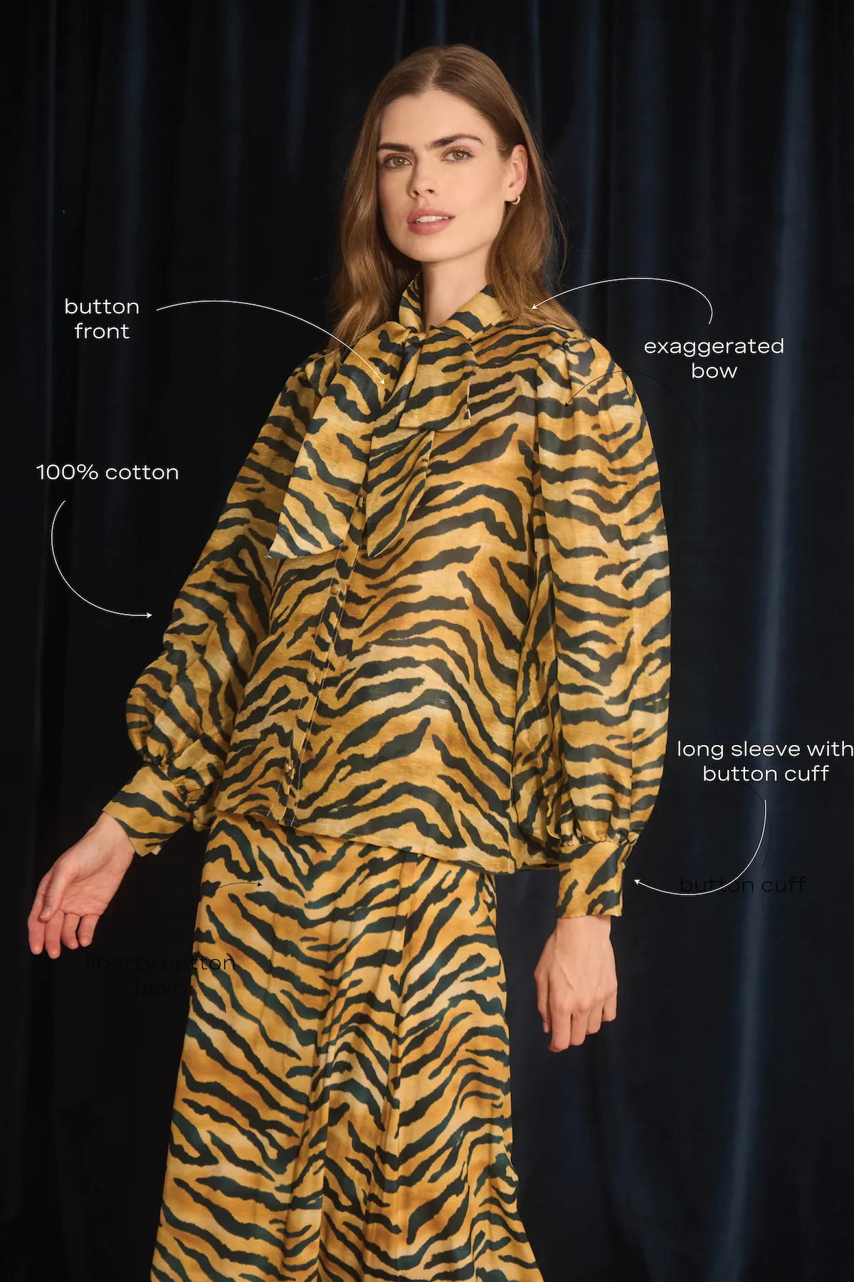 Tess Blouse sold by Hunter Bell NYC product image thumbnail 4