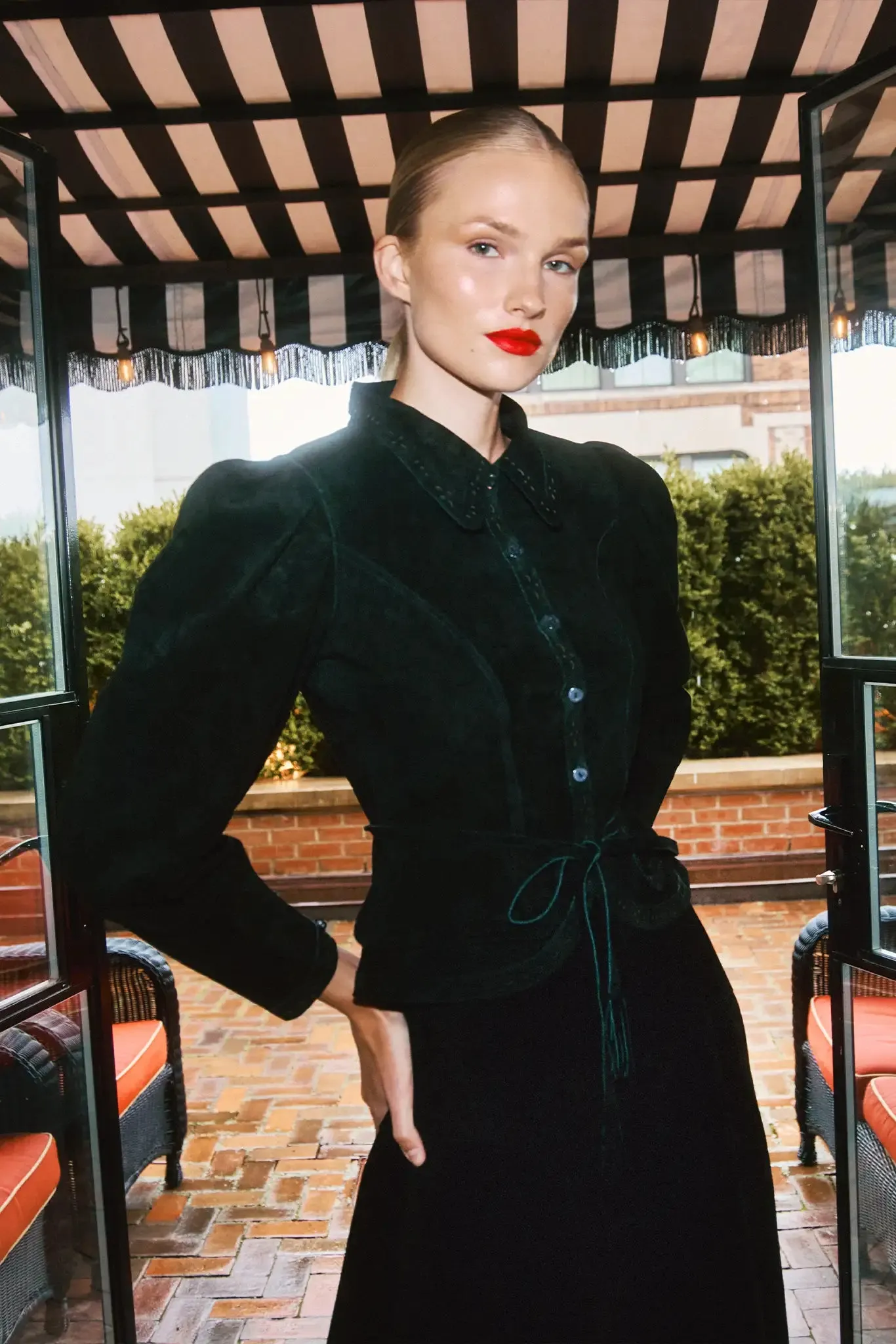 Murphey Suede Jacket sold by Hunter Bell NYC product image thumbnail 3
