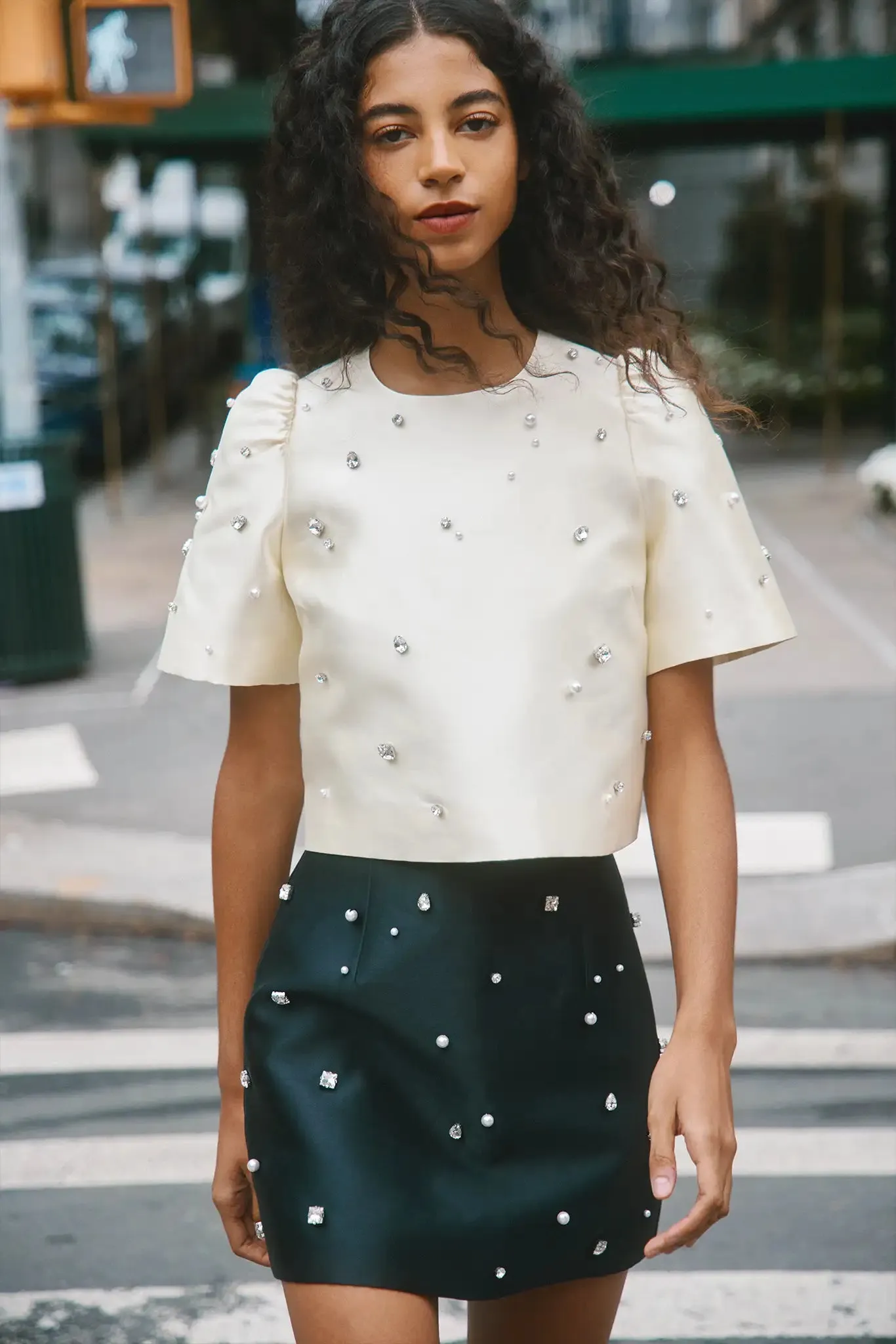 Britt Mini Skirt sold by Hunter Bell NYC