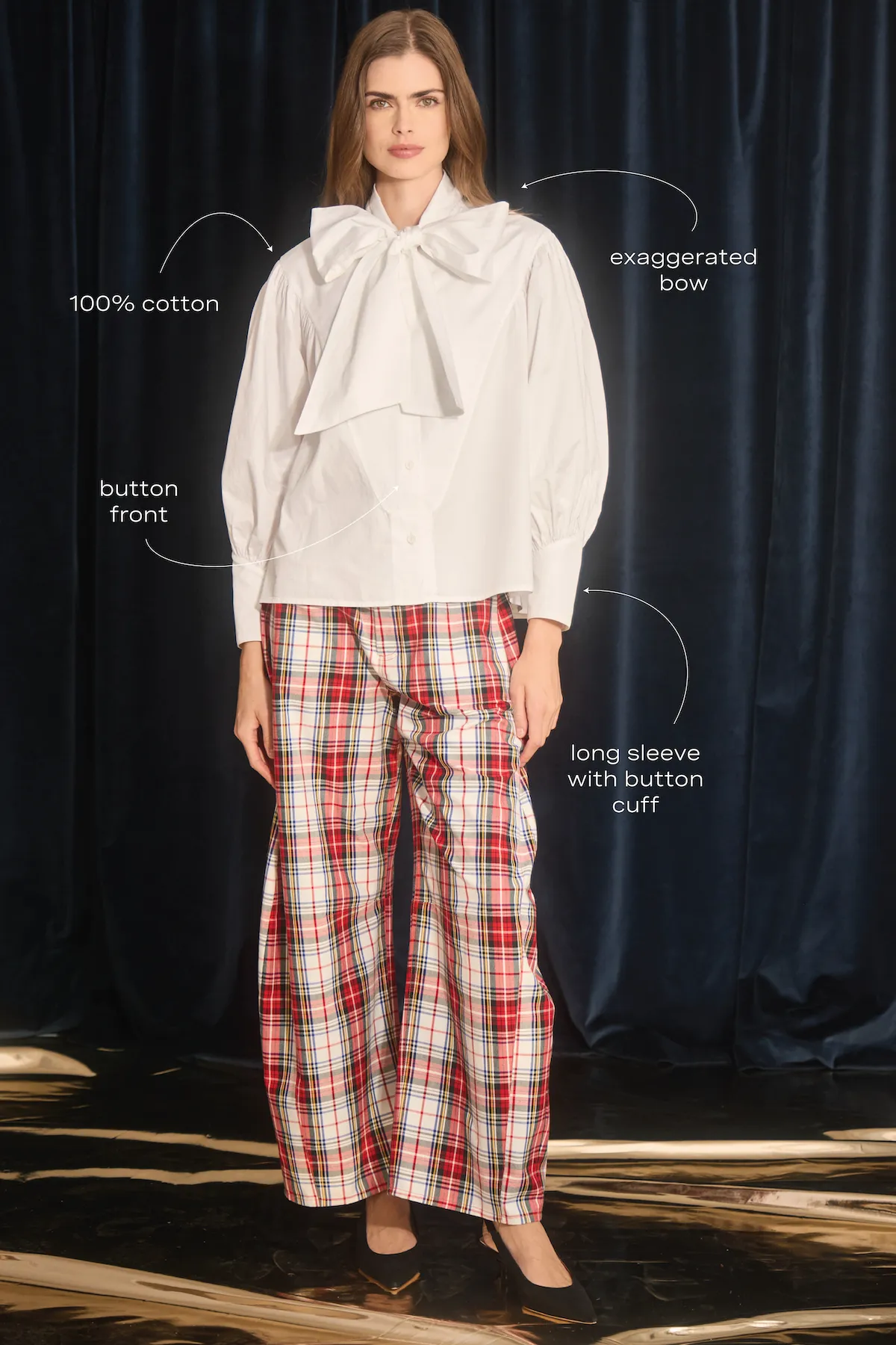 Shay Blouse sold by Hunter Bell NYC product image thumbnail 5
