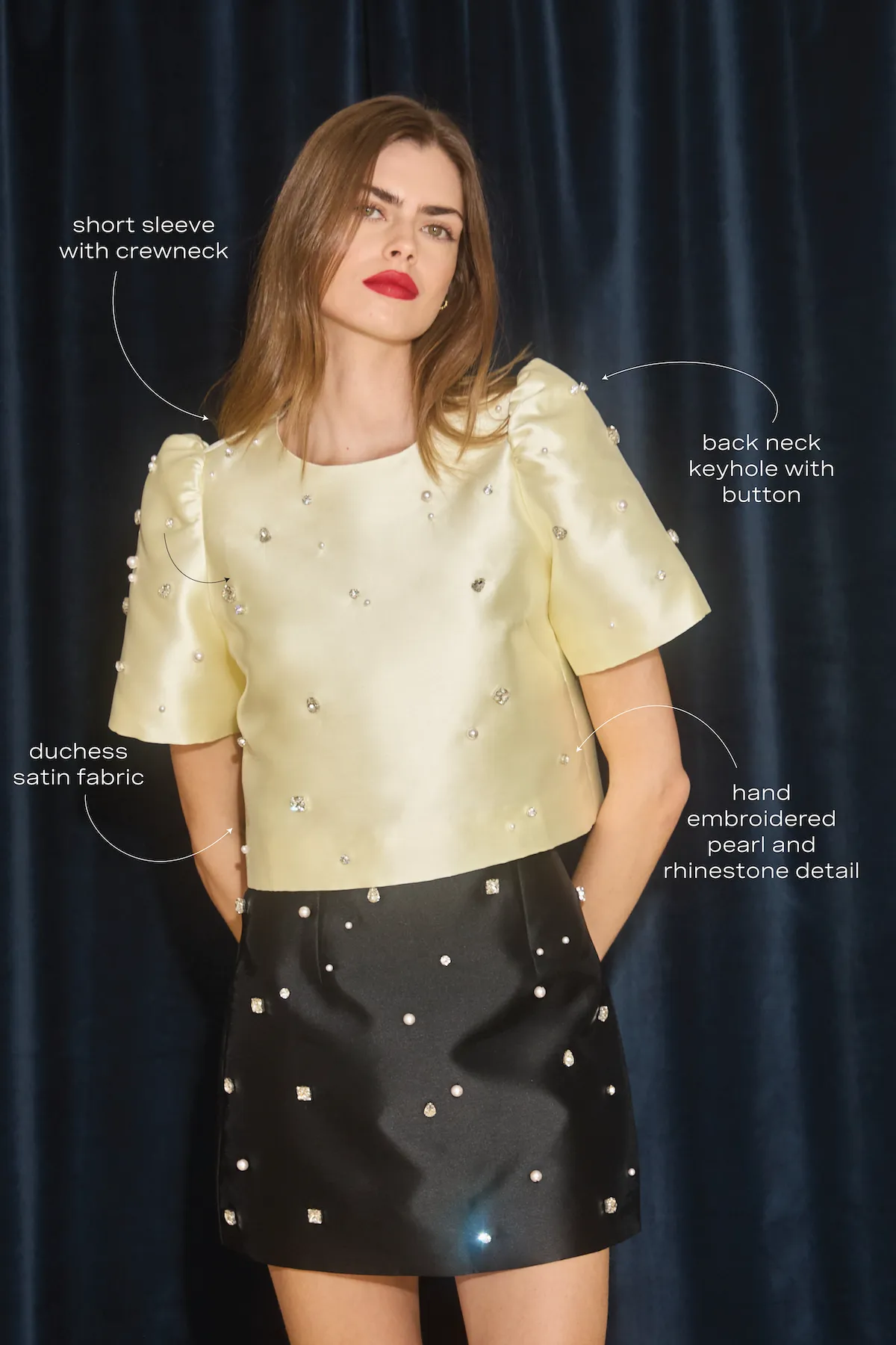 Olivia Top sold by Hunter Bell NYC product image thumbnail 5