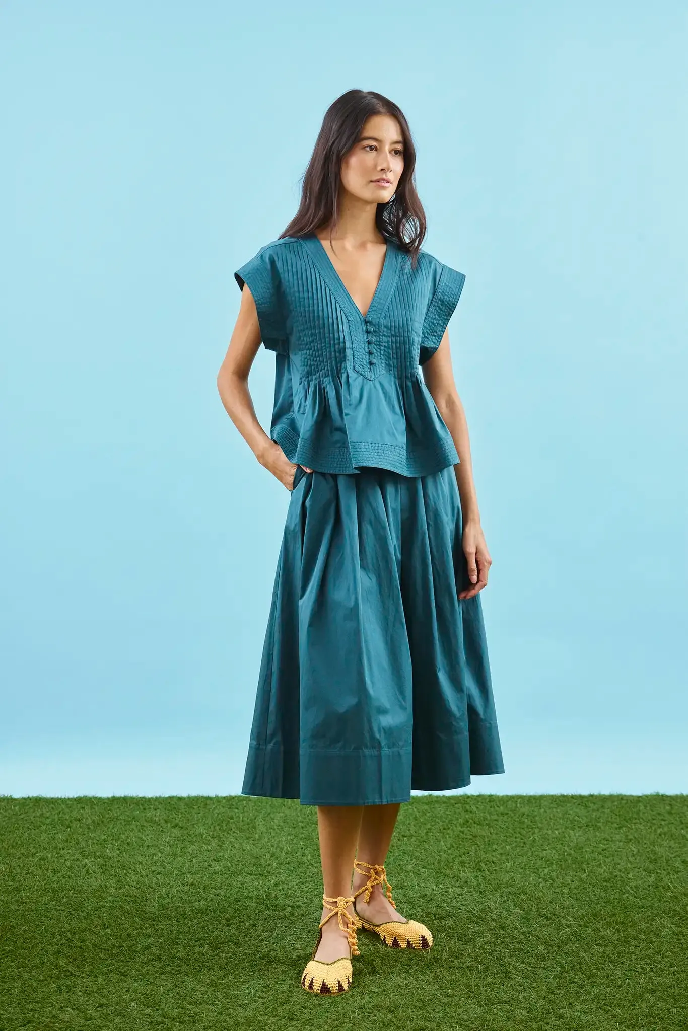 Maison Skirt sold by Hunter Bell NYC product image thumbnail 2