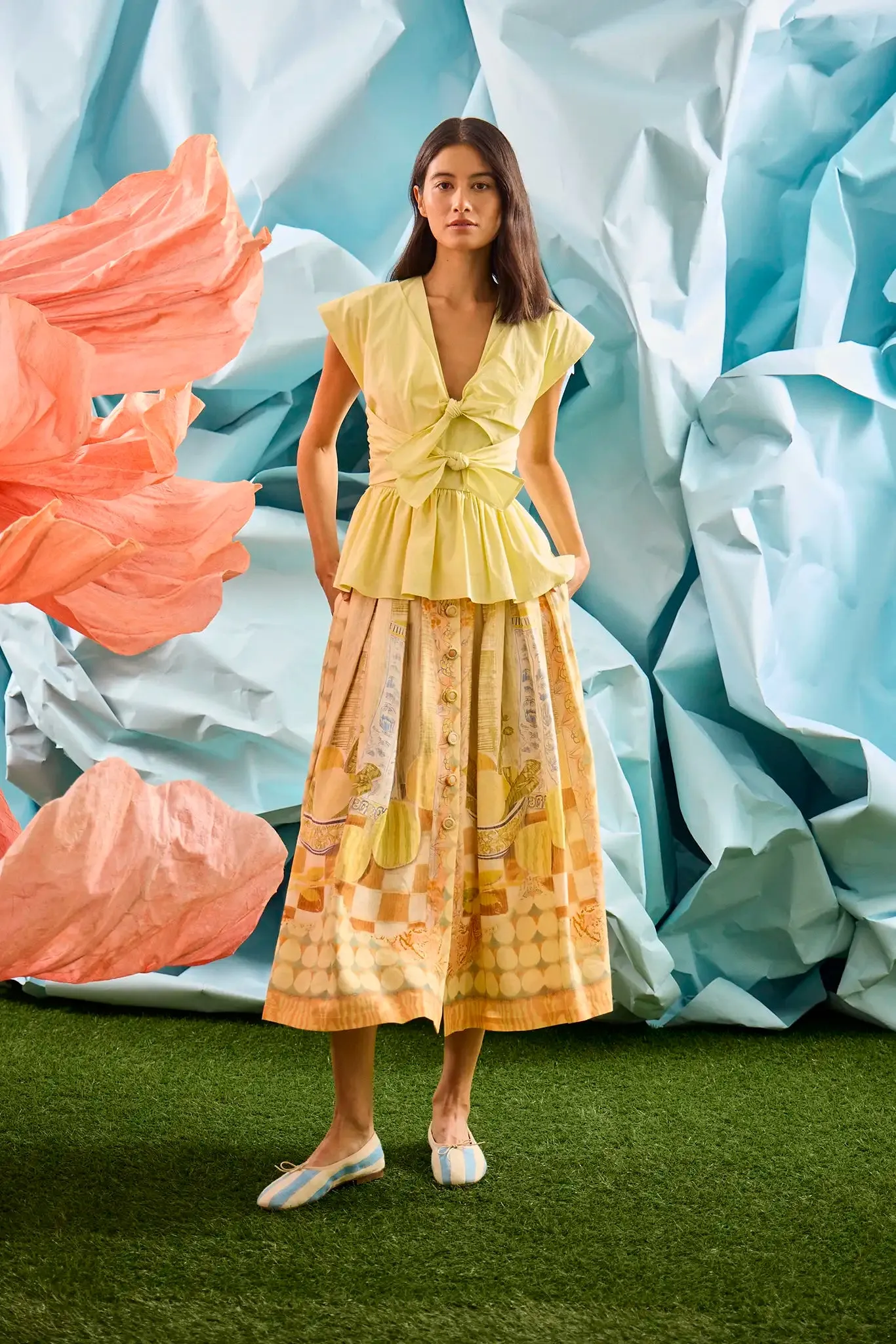 Eva Skirt sold by Hunter Bell NYC product image thumbnail 3