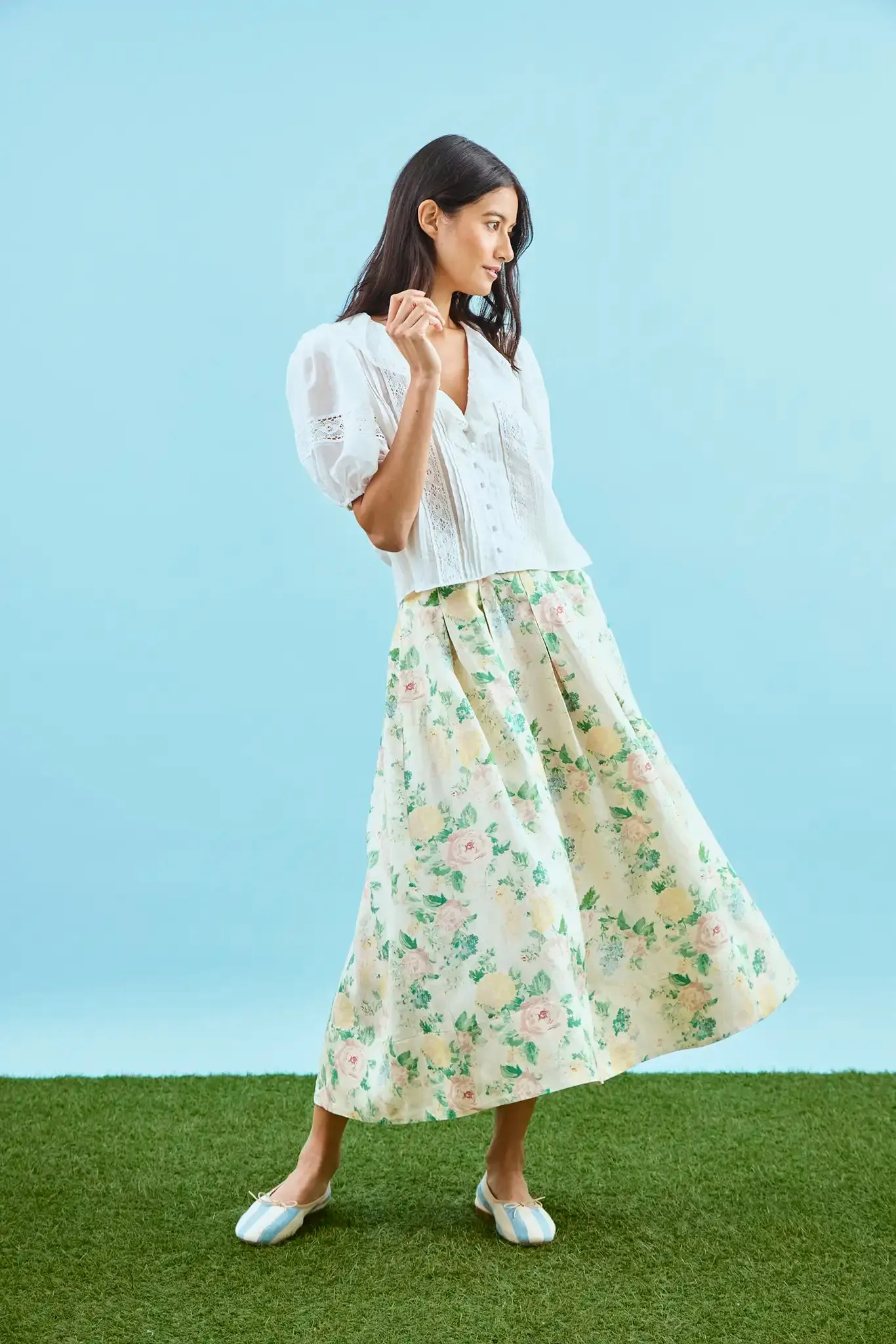 Alexis Skirt sold by Hunter Bell NYC product image thumbnail 5