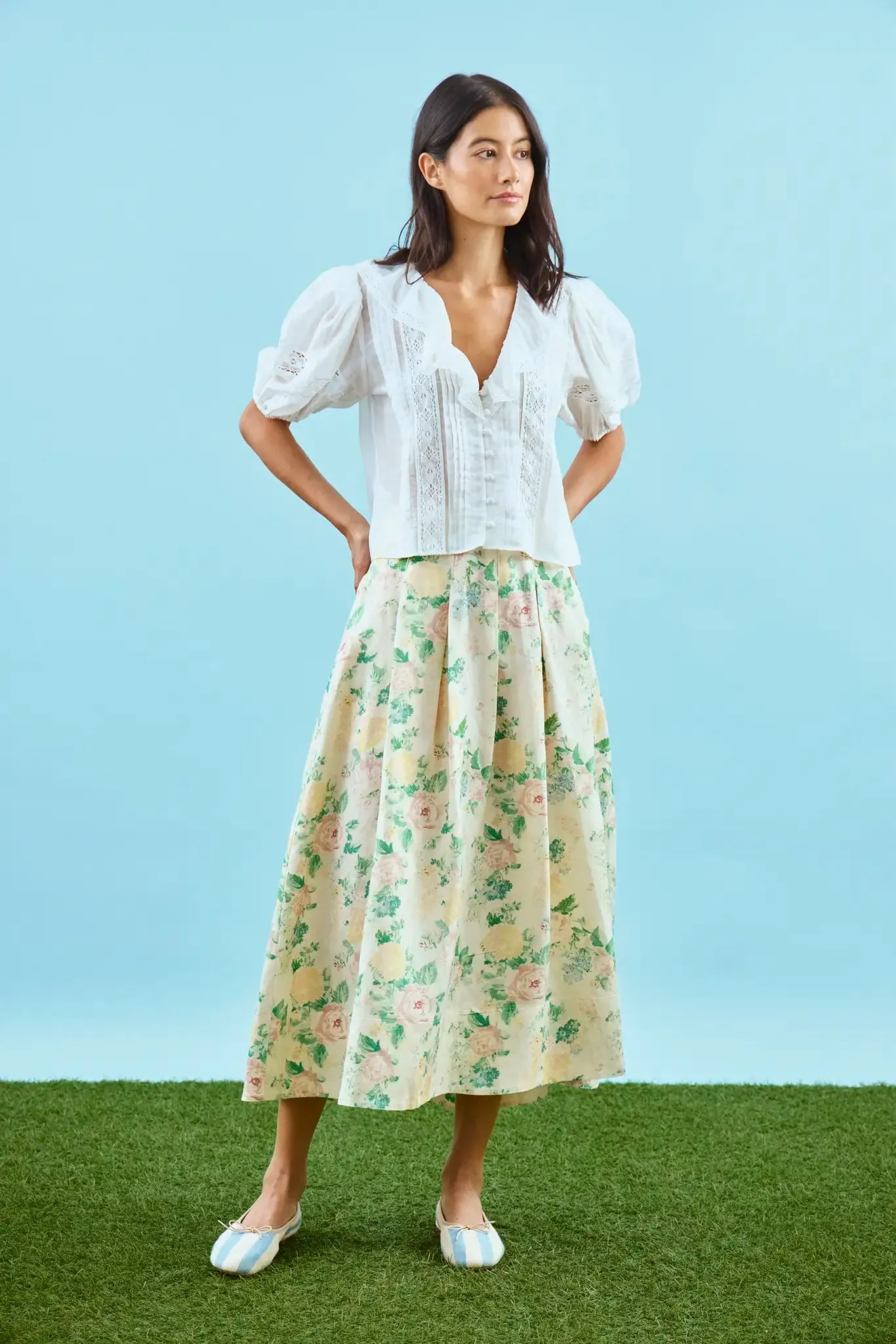 Alexis Skirt sold by Hunter Bell NYC product image thumbnail 4
