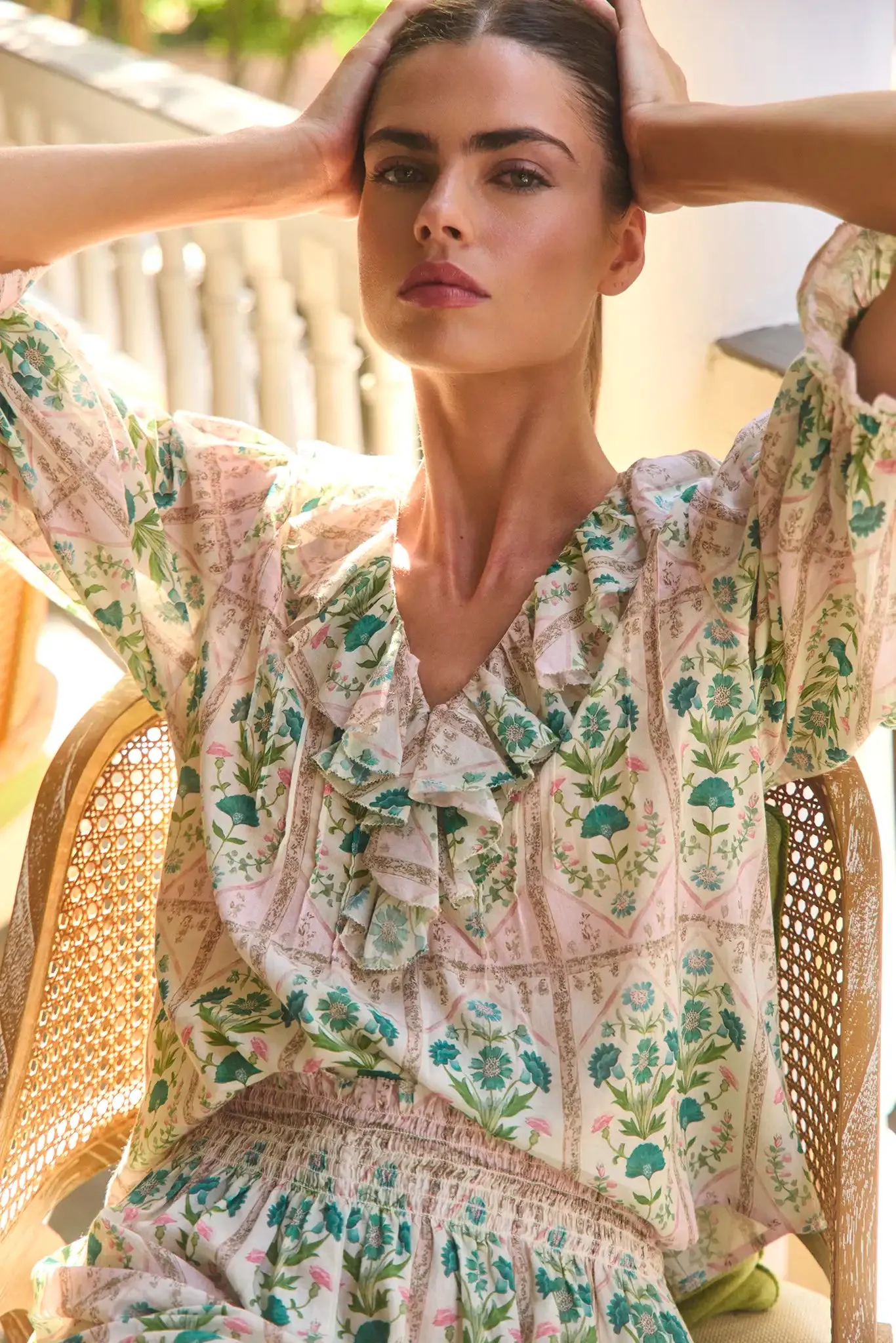 Imogen Blouse sold by Hunter Bell NYC product image thumbnail 4