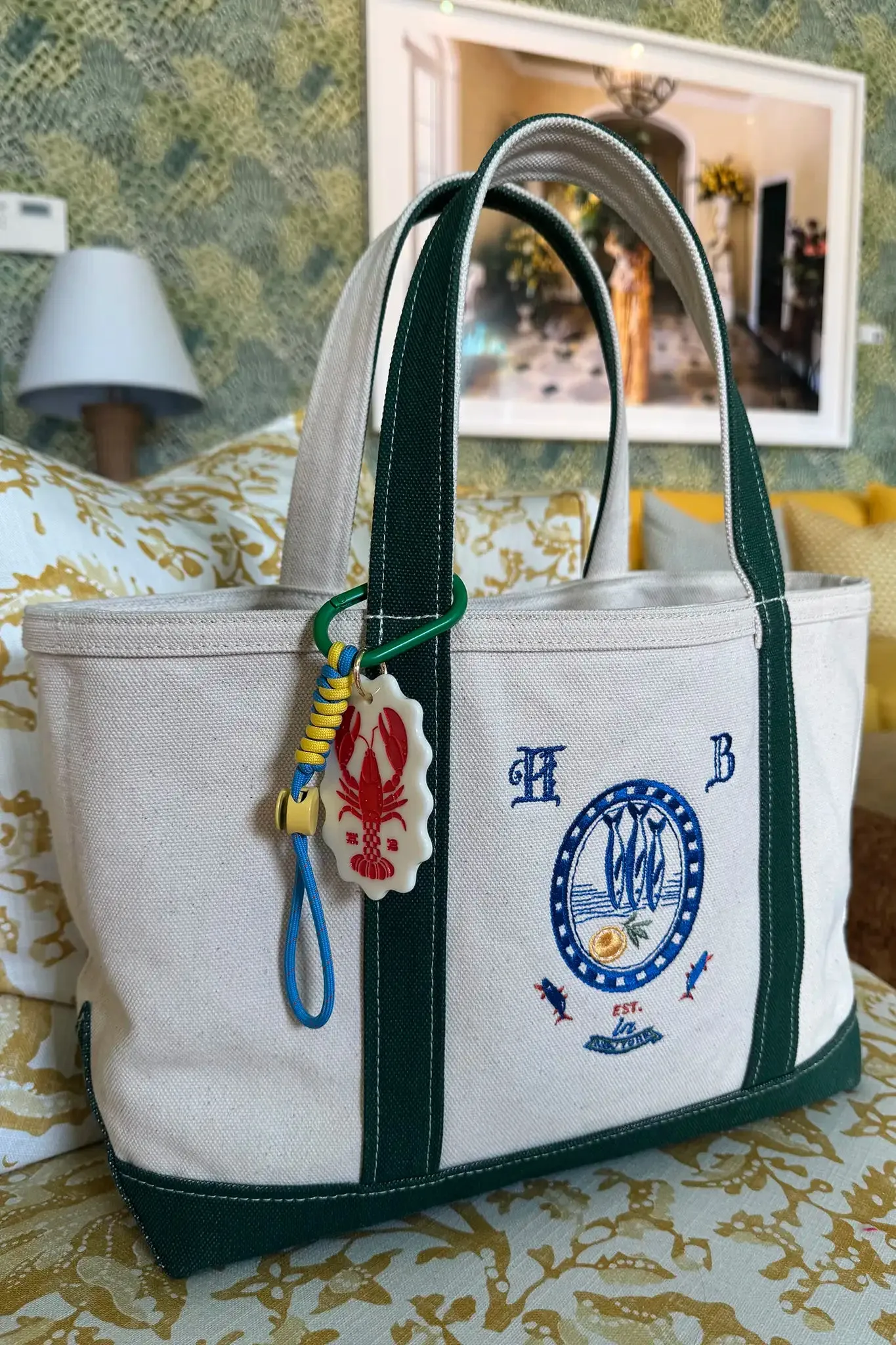 Medium Canvas Tote sold by Hunter Bell NYC product image thumbnail 2