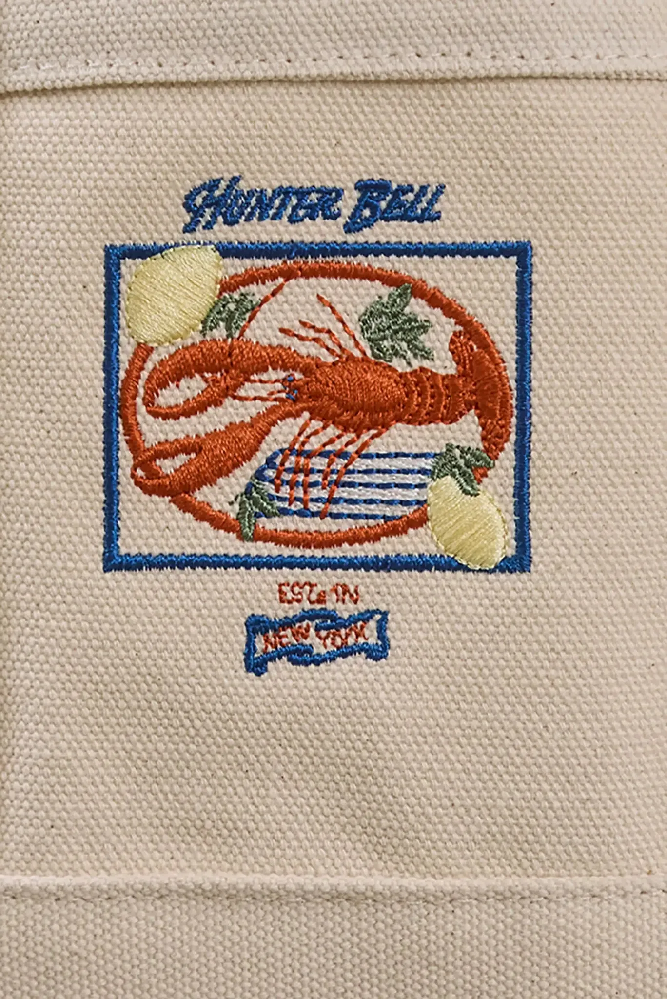 Small Canvas Tote sold by Hunter Bell NYC product image thumbnail 4