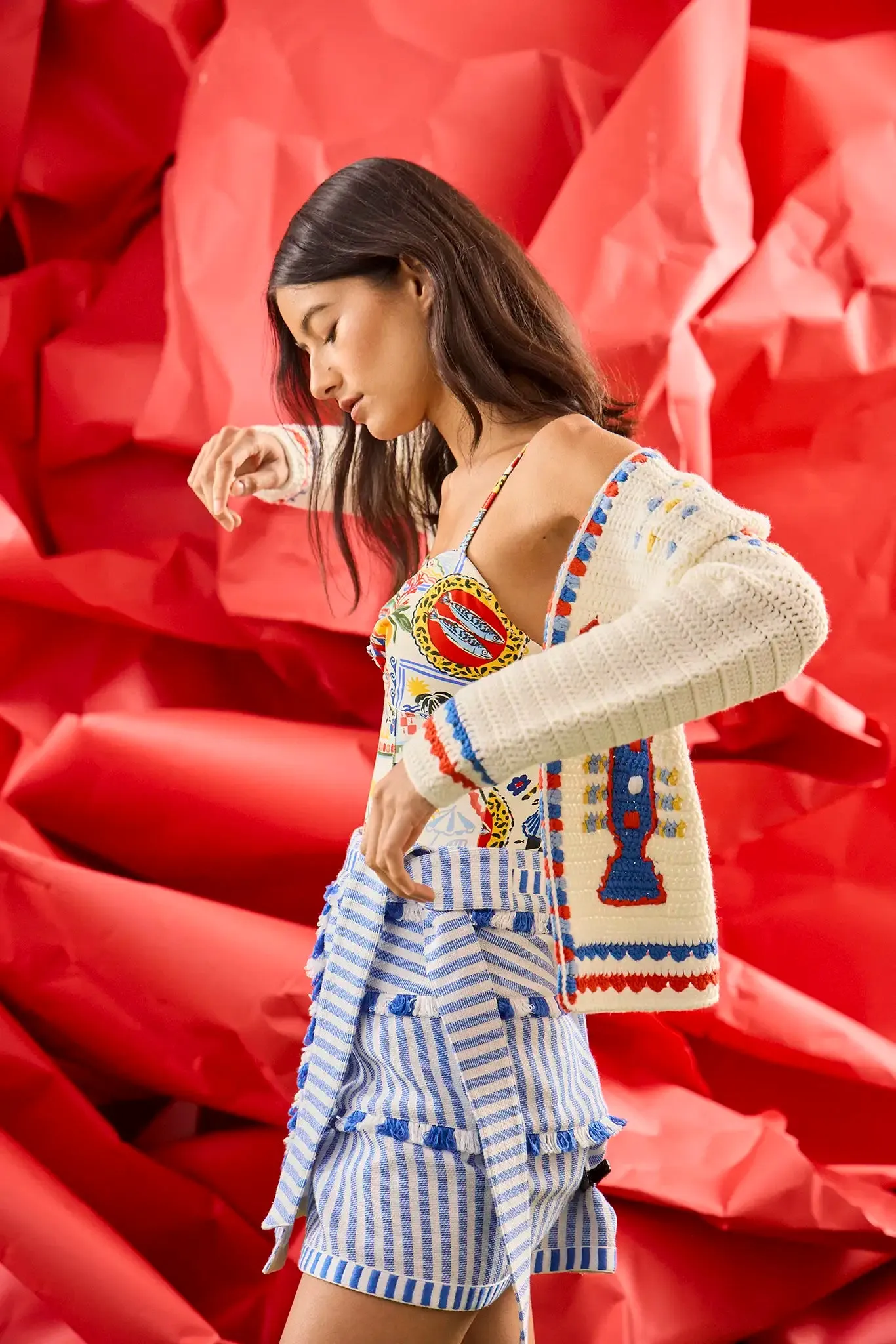 Bay Skirt sold by Hunter Bell NYC product image thumbnail 3