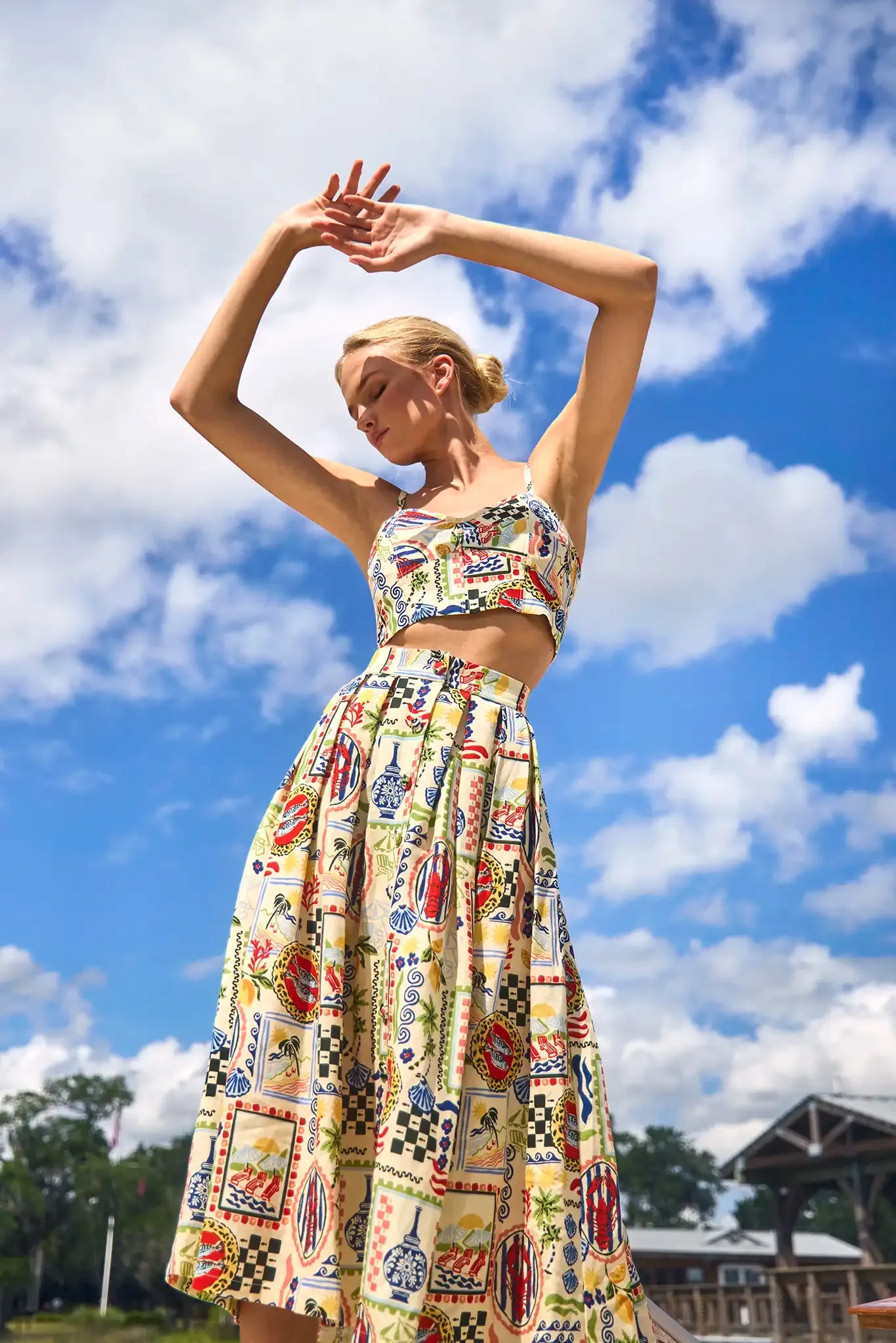 Eva Skirt sold by Hunter Bell NYC product image thumbnail 2