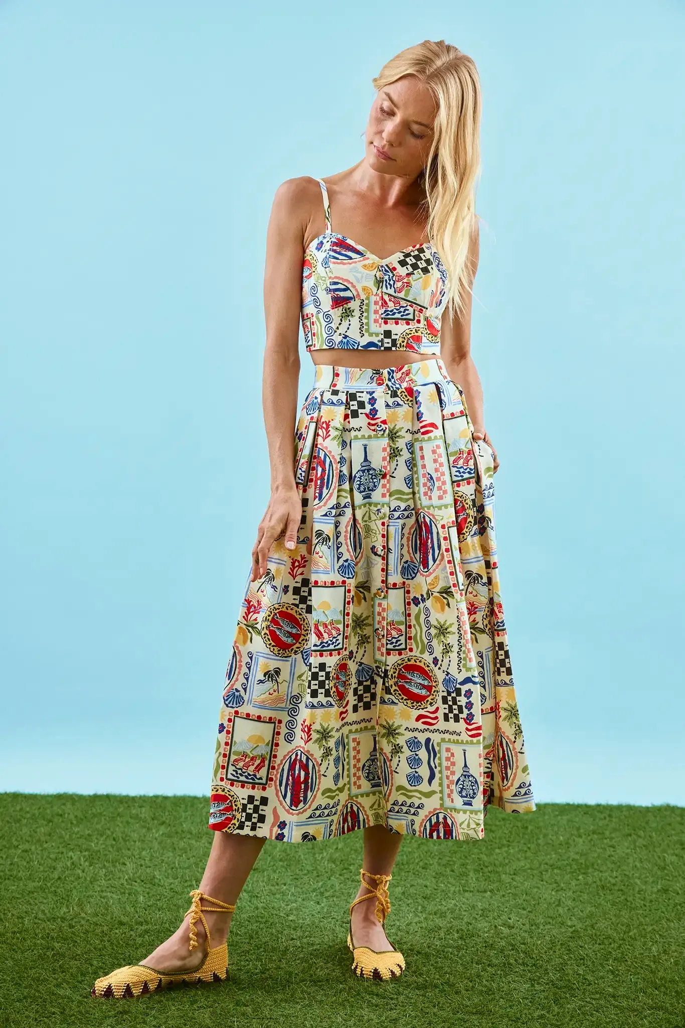 Eva Skirt sold by Hunter Bell NYC product image thumbnail 3