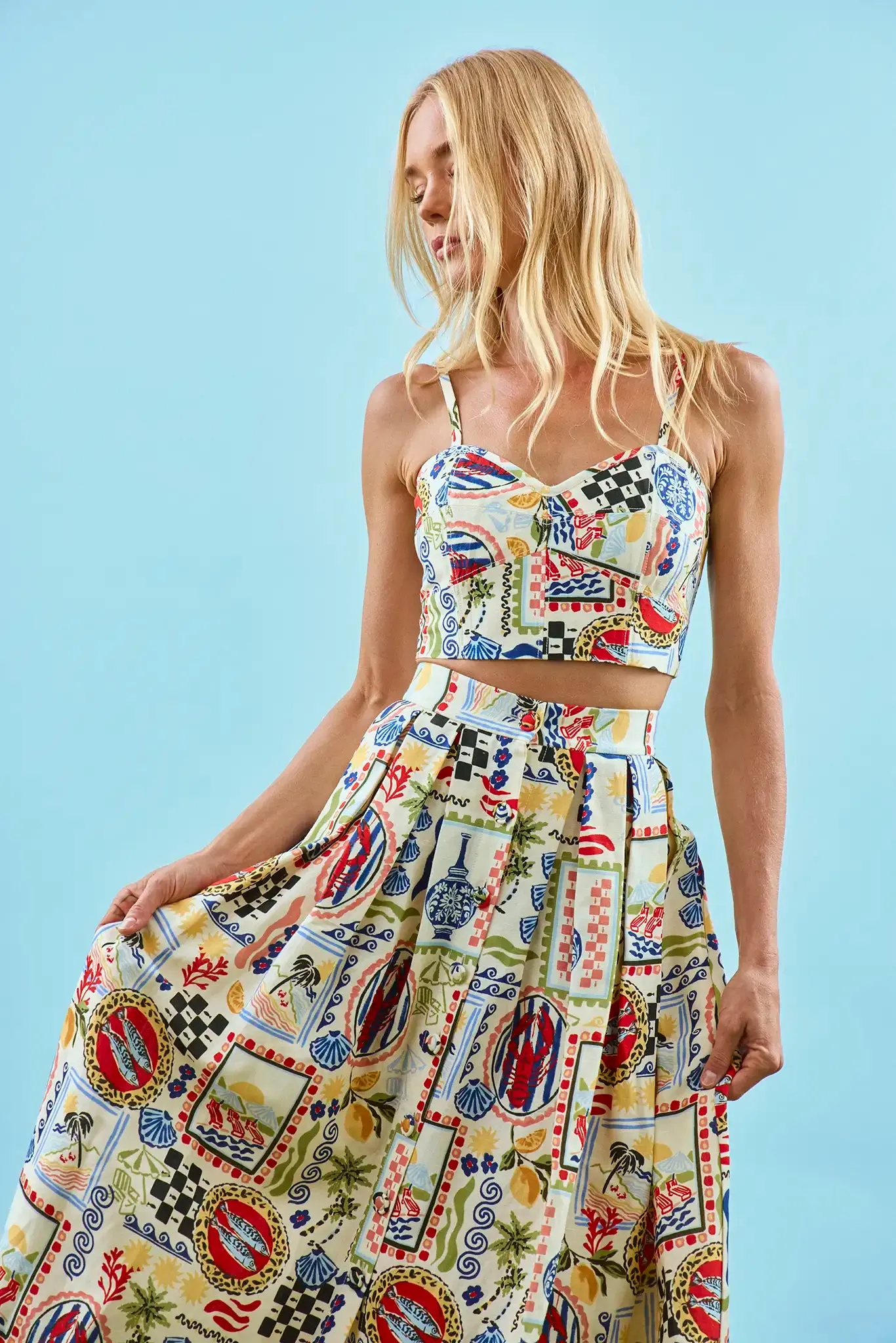 Eva Skirt sold by Hunter Bell NYC product image thumbnail 4