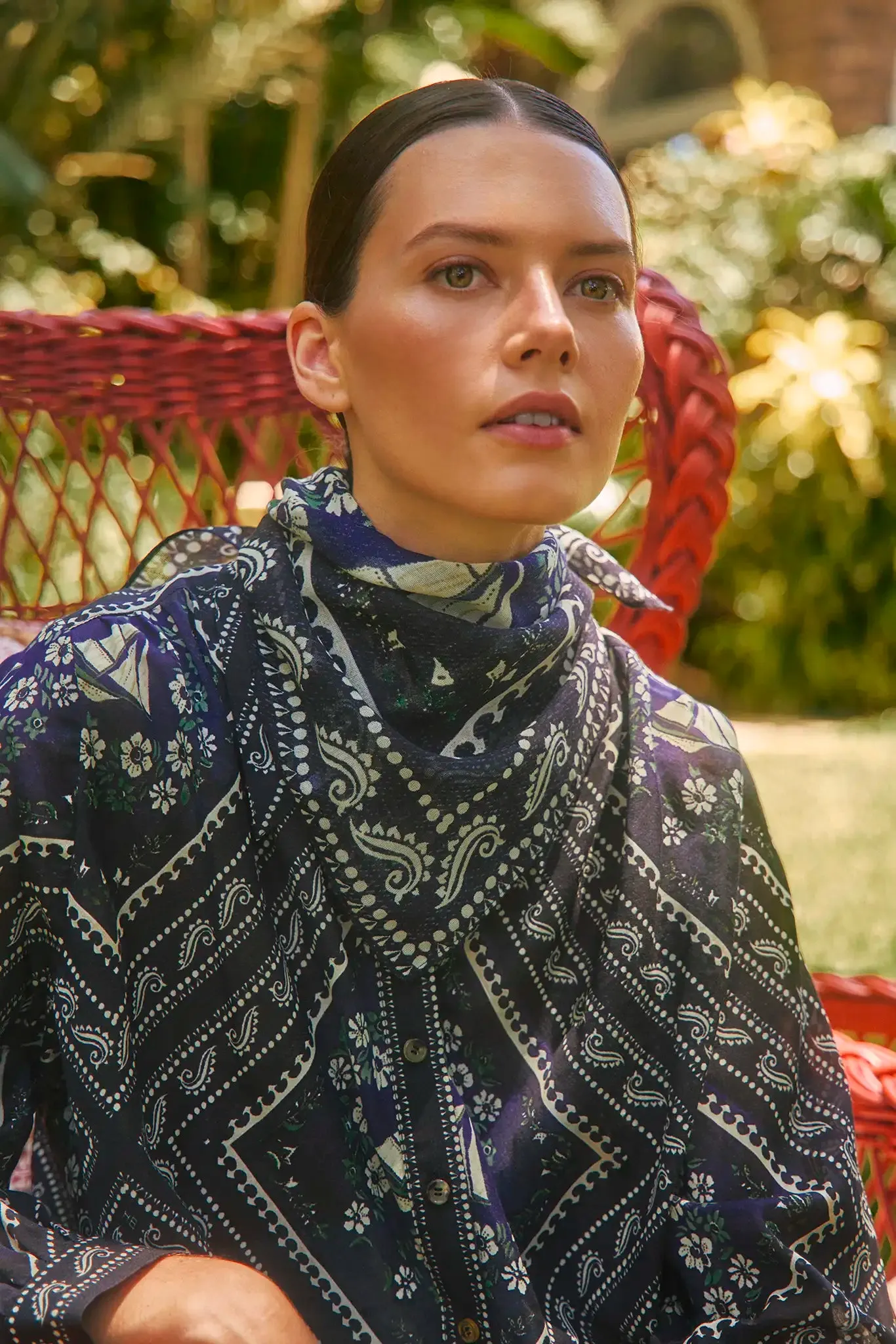 Printed Scarf sold by Hunter Bell NYC