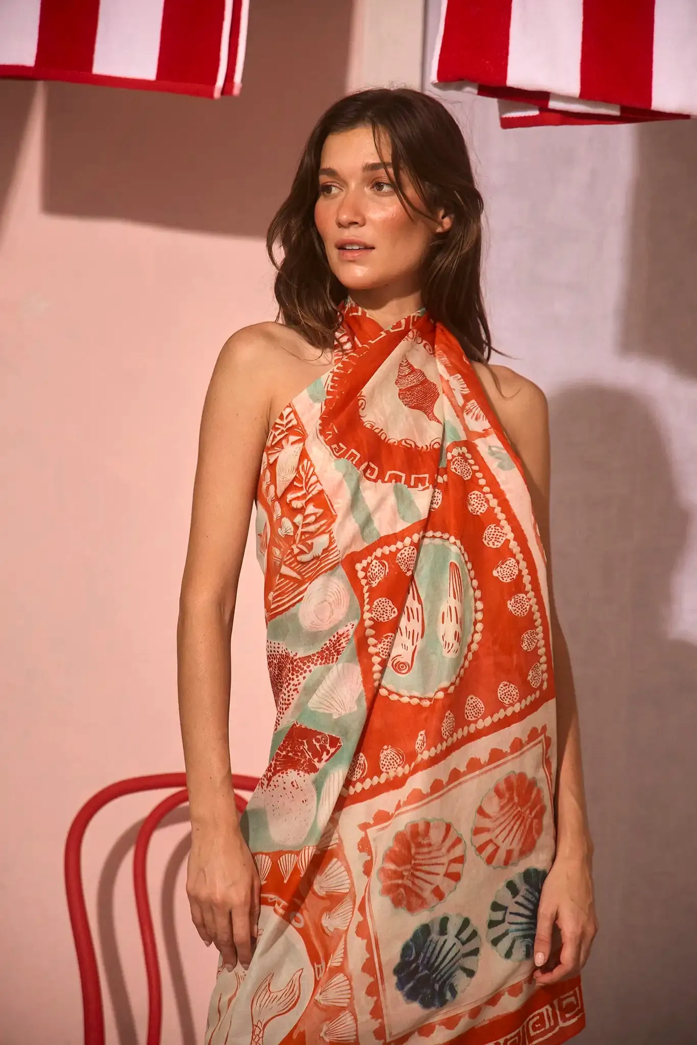Sarong Cover Up sold by Hunter Bell NYC product image thumbnail 3