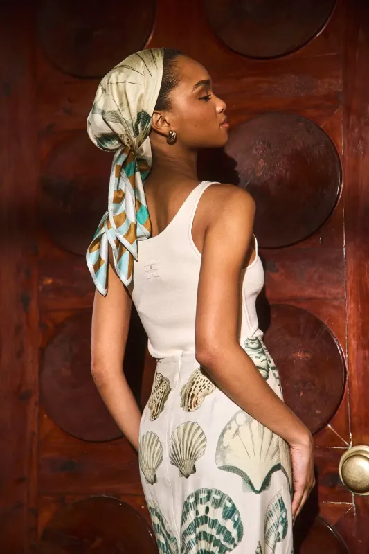 Coquille Scarf made by Hunter Bell NYC