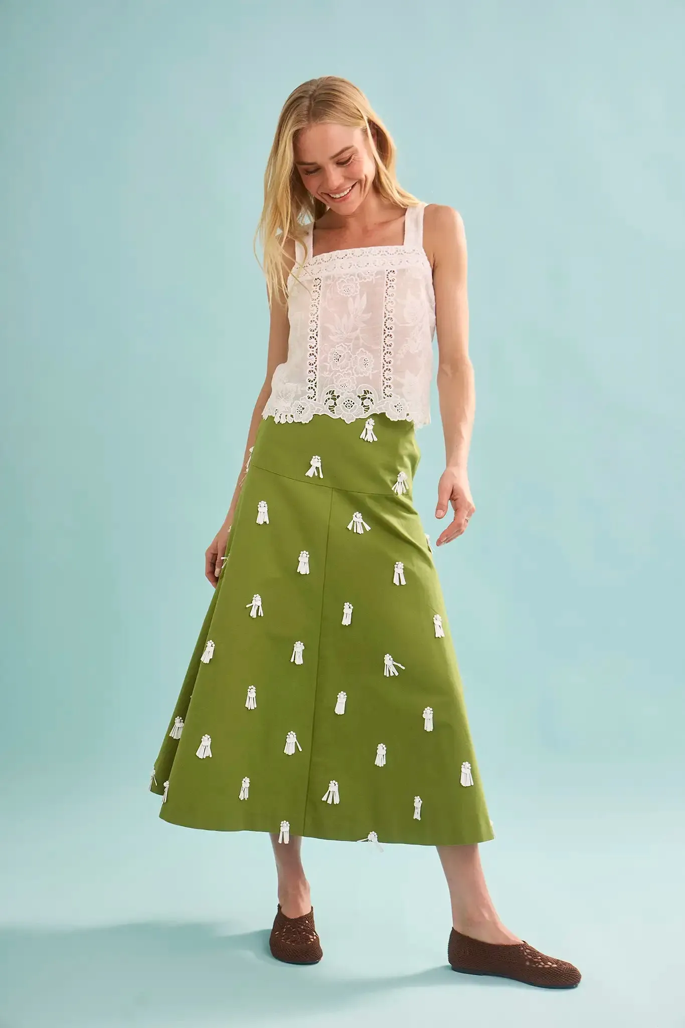 Ida Skirt sold by Hunter Bell NYC product image thumbnail 3