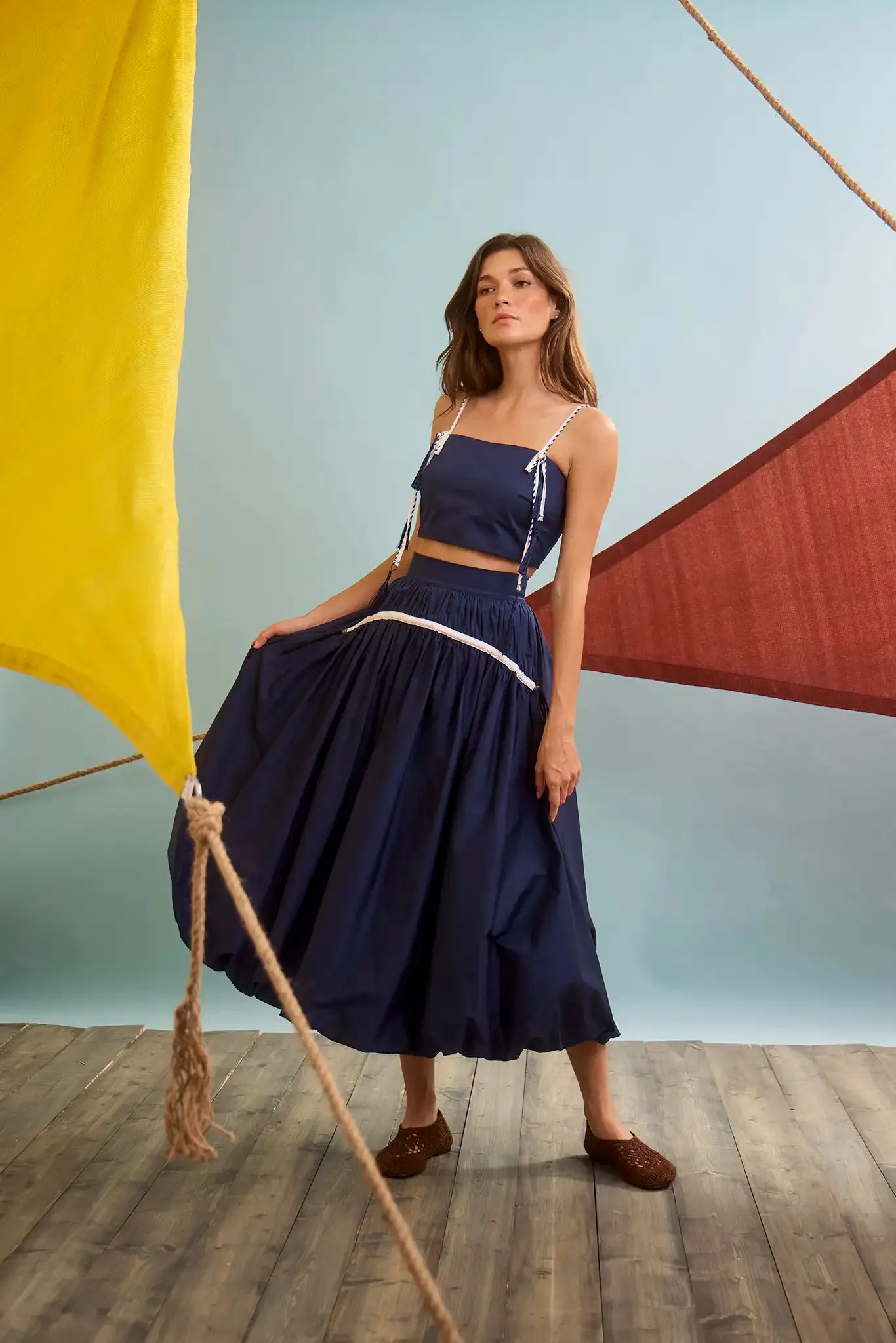 Allegra Skirt sold by Hunter Bell NYC product image thumbnail 3