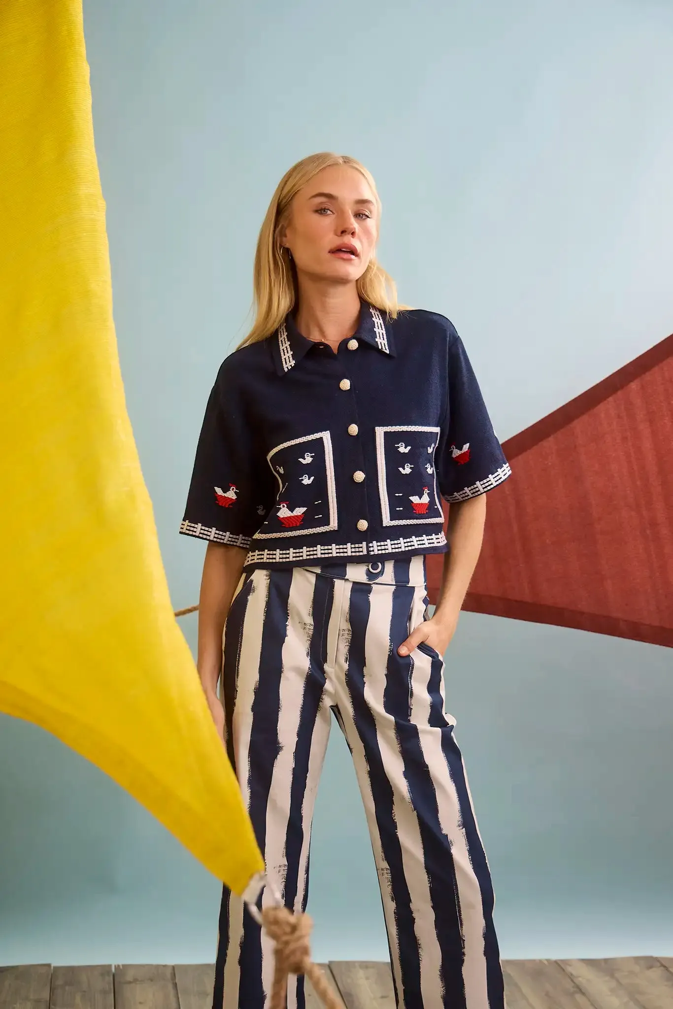Juno Pant sold by Hunter Bell NYC product image thumbnail 4