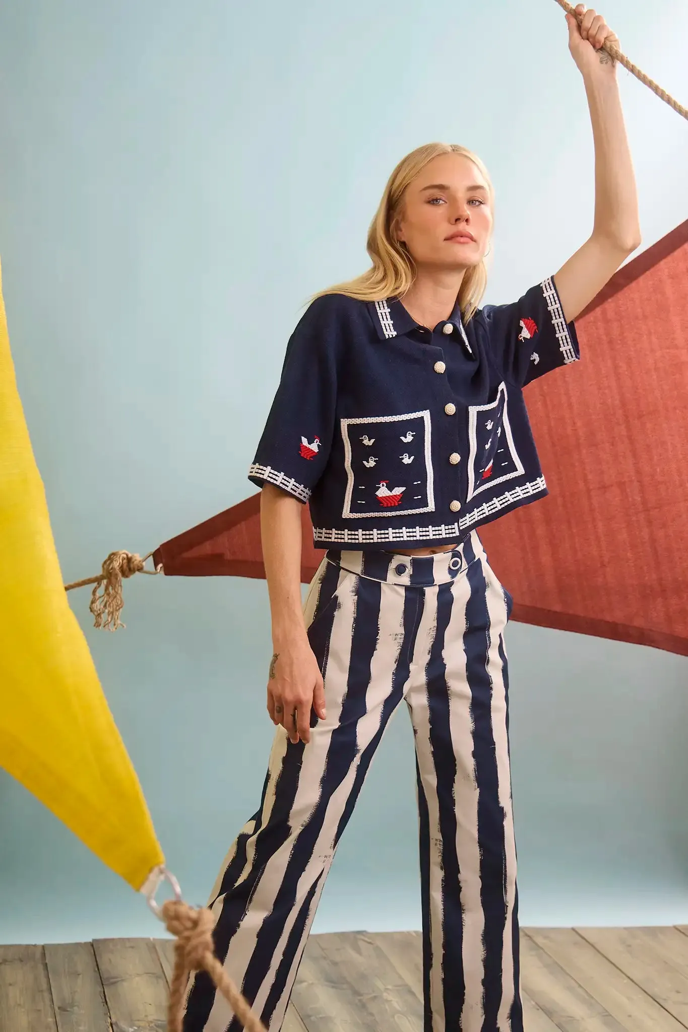 Juno Pant sold by Hunter Bell NYC product image thumbnail 3