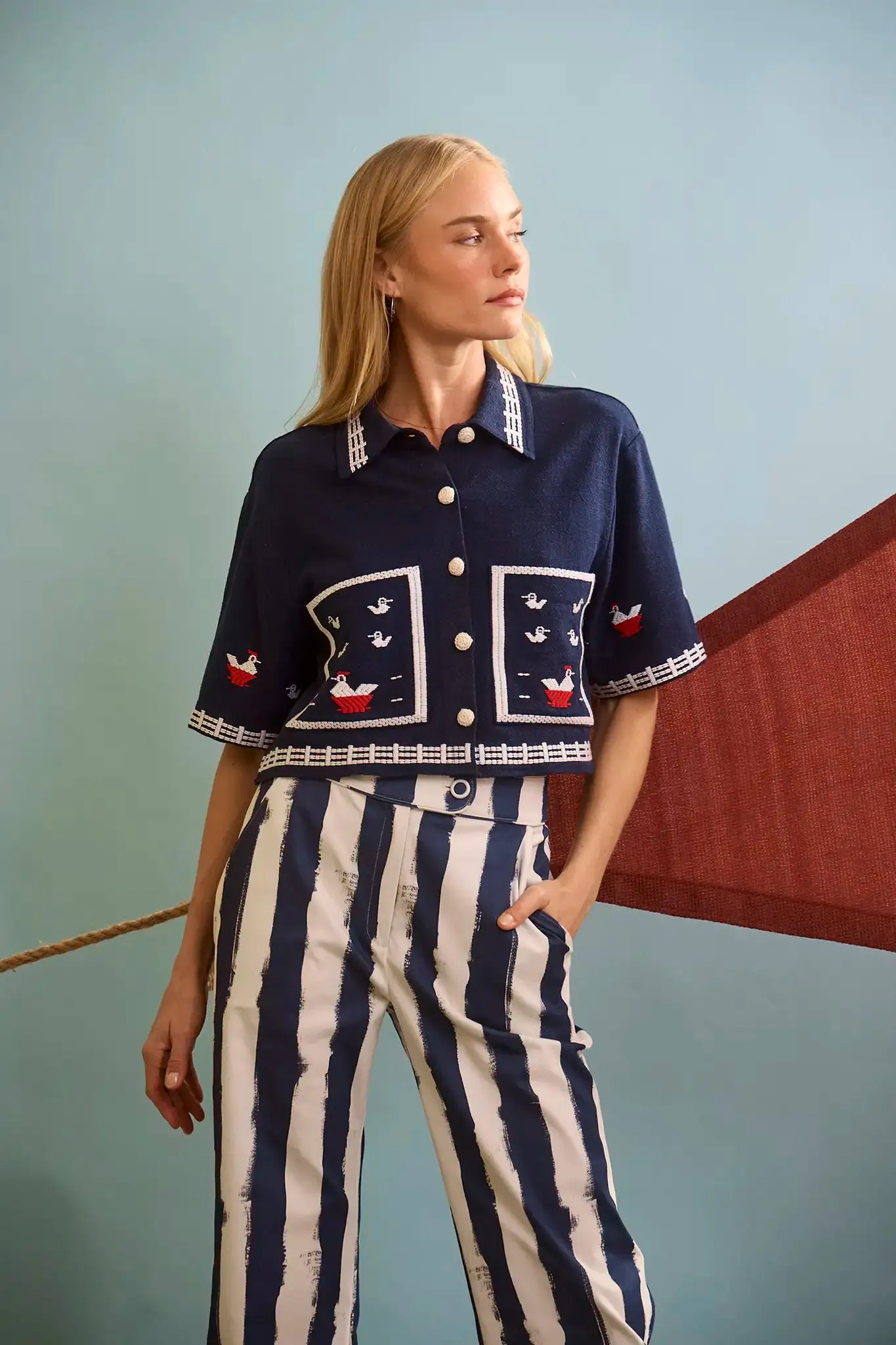 Juno Pant sold by Hunter Bell NYC product image thumbnail 5