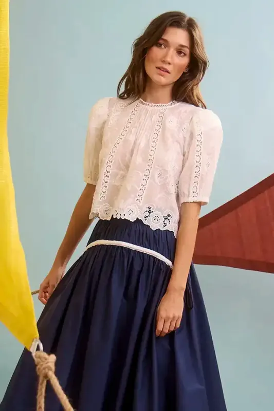 Ouisie Top made by Hunter Bell NYC