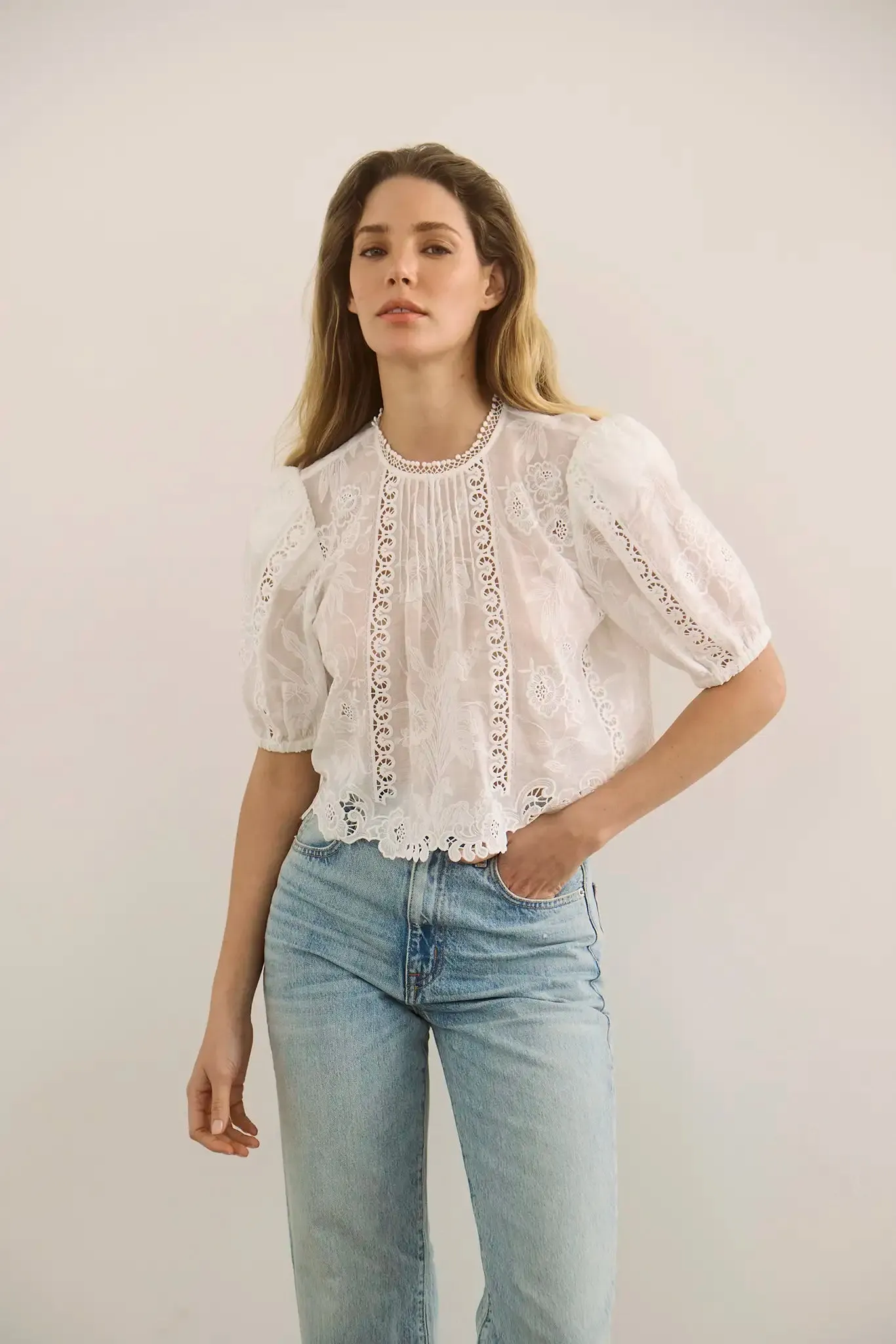 Ouisie Top sold by Hunter Bell NYC product image thumbnail 3