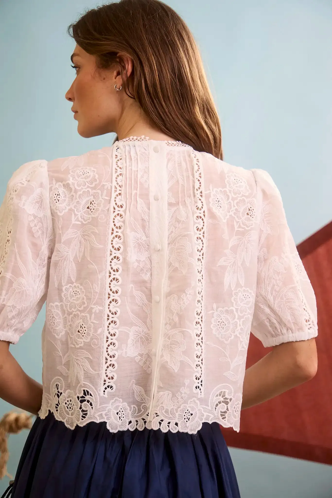 Ouisie Top sold by Hunter Bell NYC product image thumbnail 2