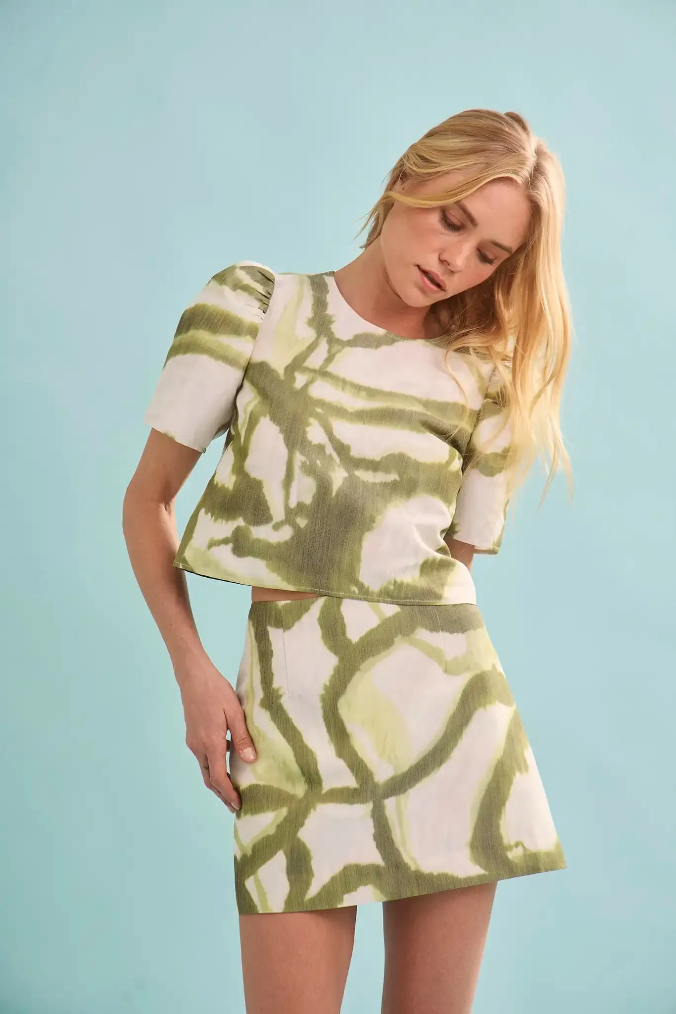 Britt Mini Skirt sold by Hunter Bell NYC