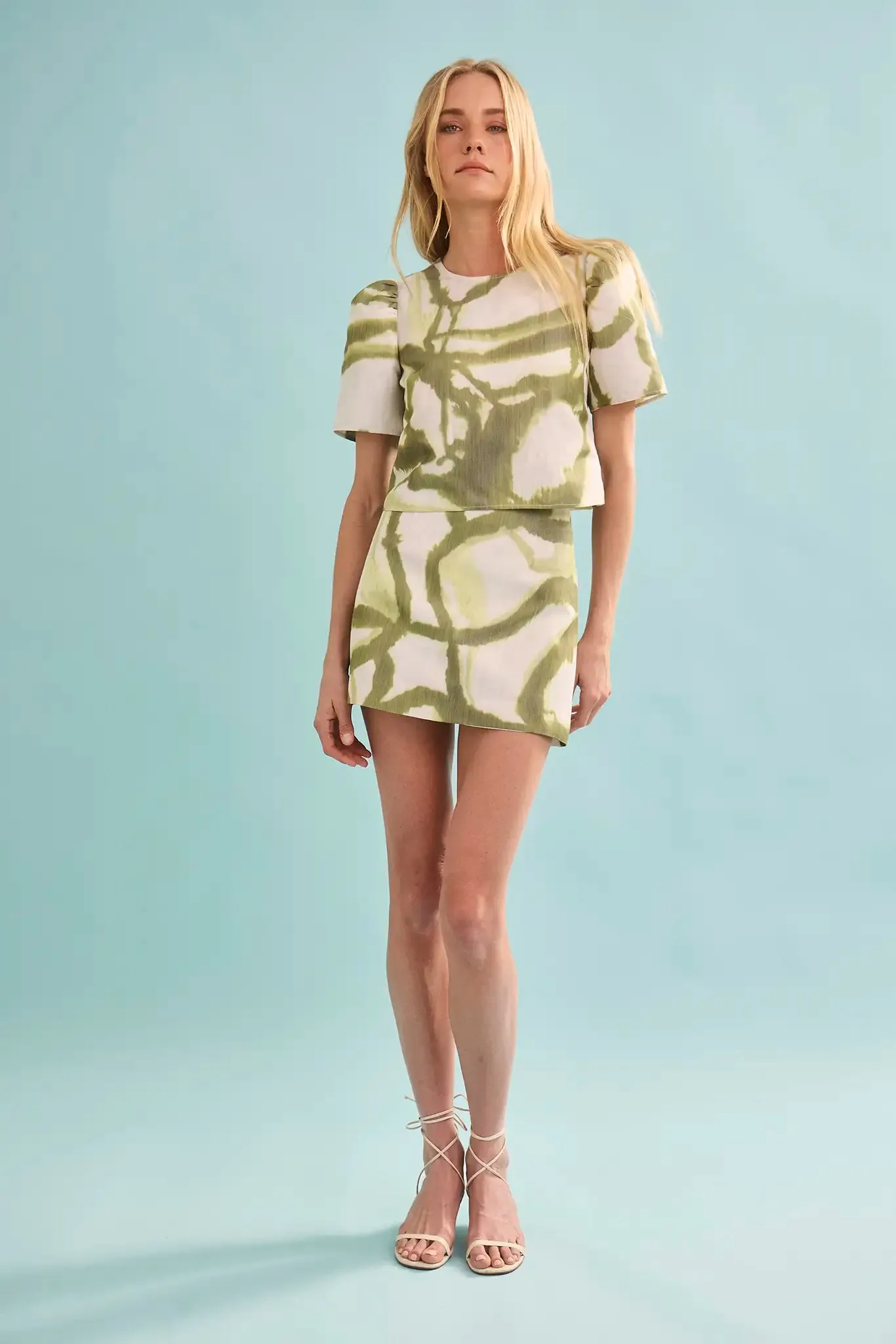 Britt Mini Skirt sold by Hunter Bell NYC product image thumbnail 4