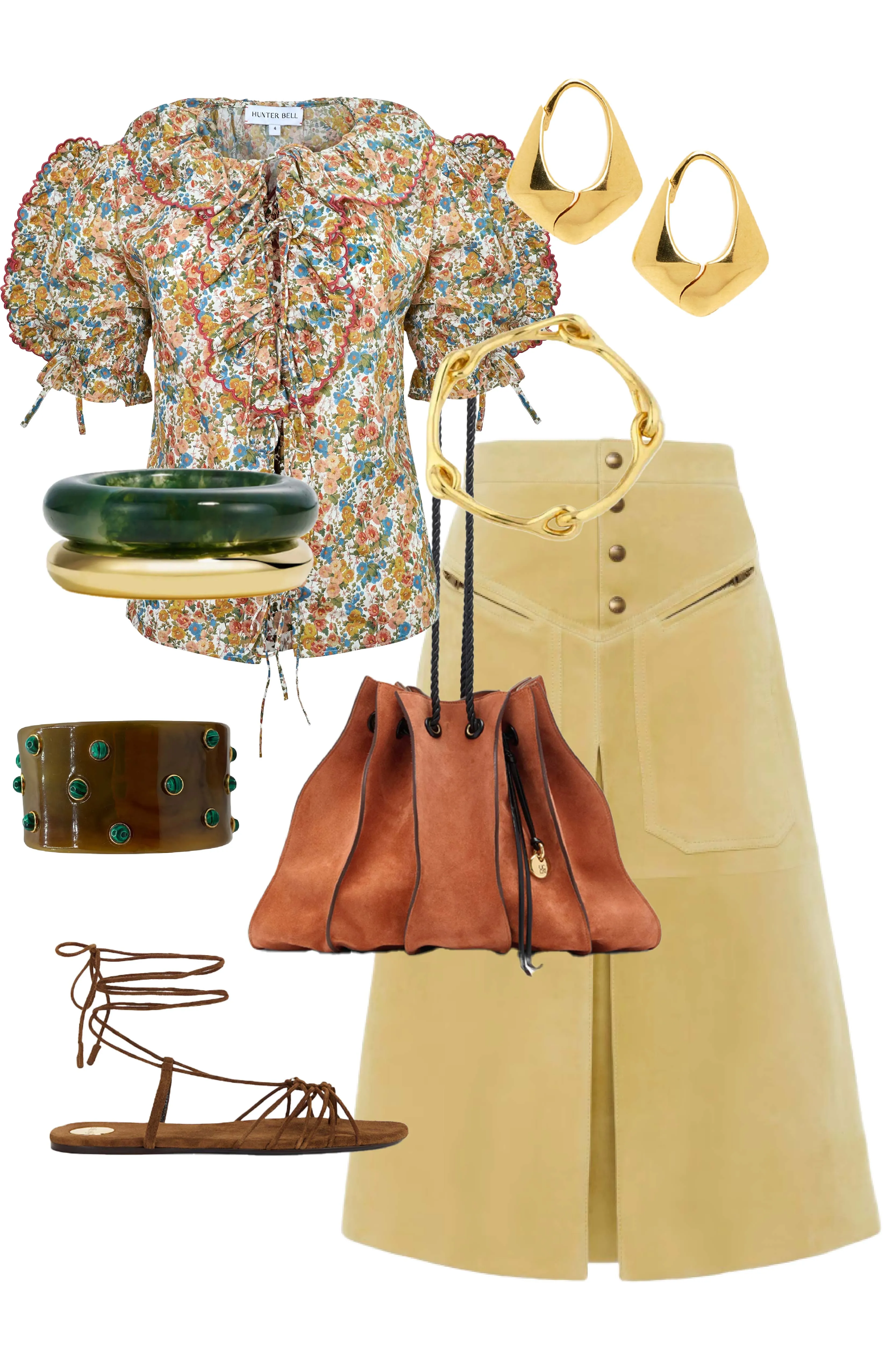 Marigold Top sold by Hunter Bell NYC product image thumbnail 5