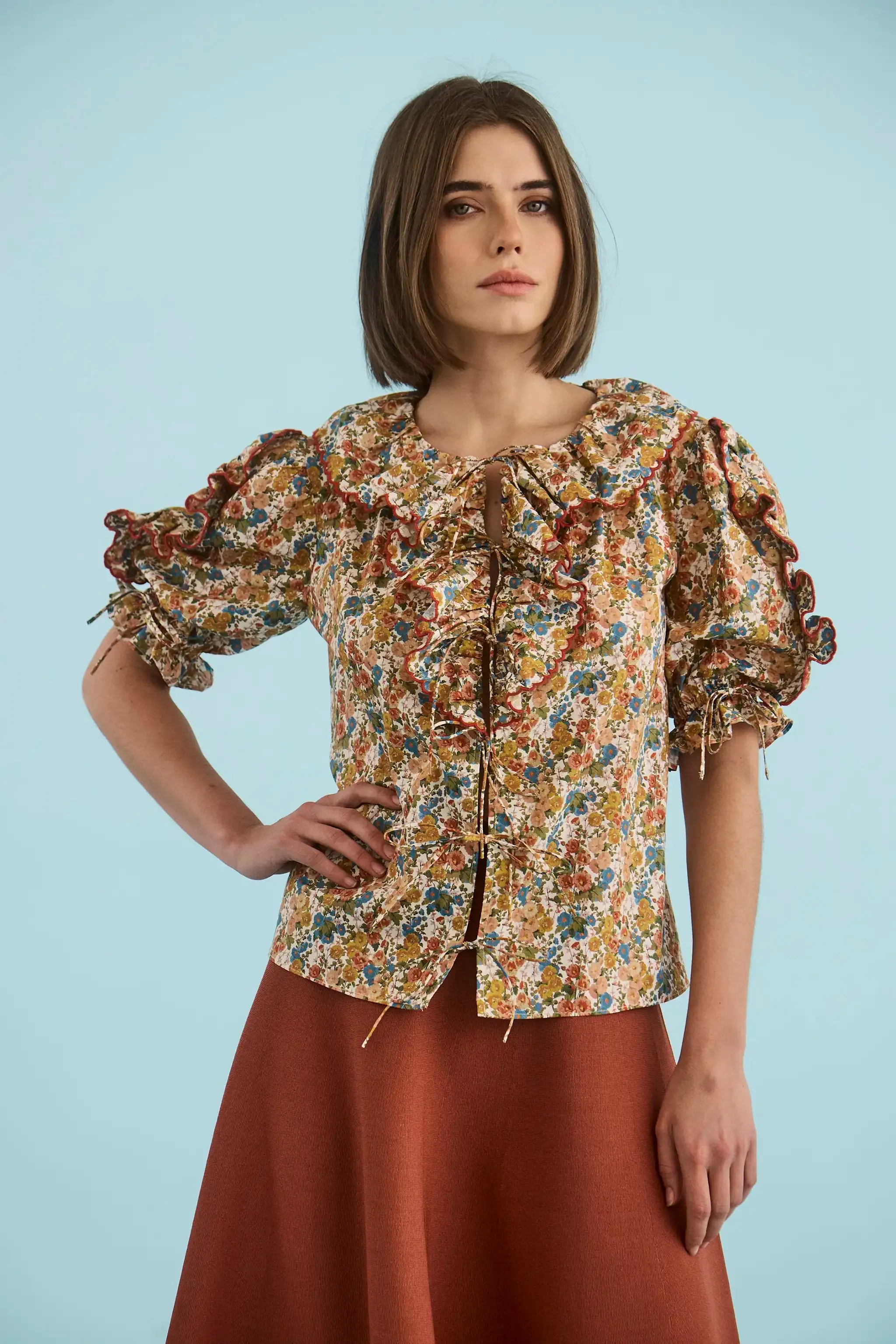 Marigold Top sold by Hunter Bell NYC product image thumbnail 2