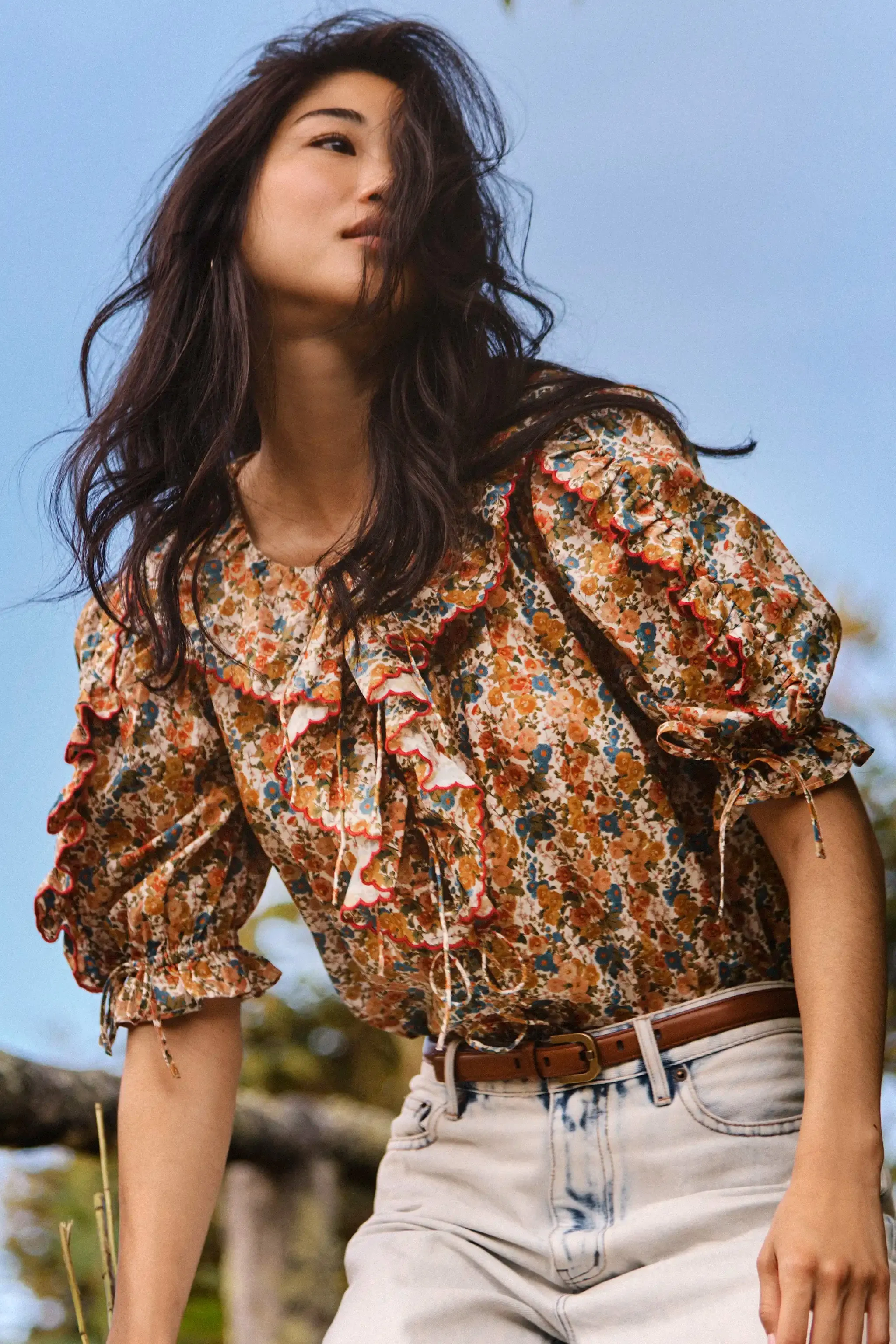 Marigold Top sold by Hunter Bell NYC