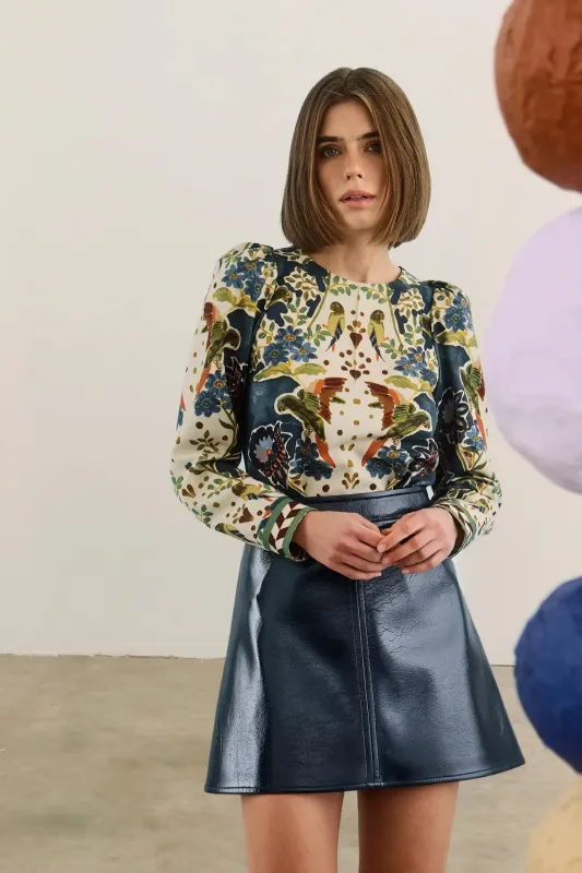 Meeghan Mini Skirt made by Hunter Bell NYC
