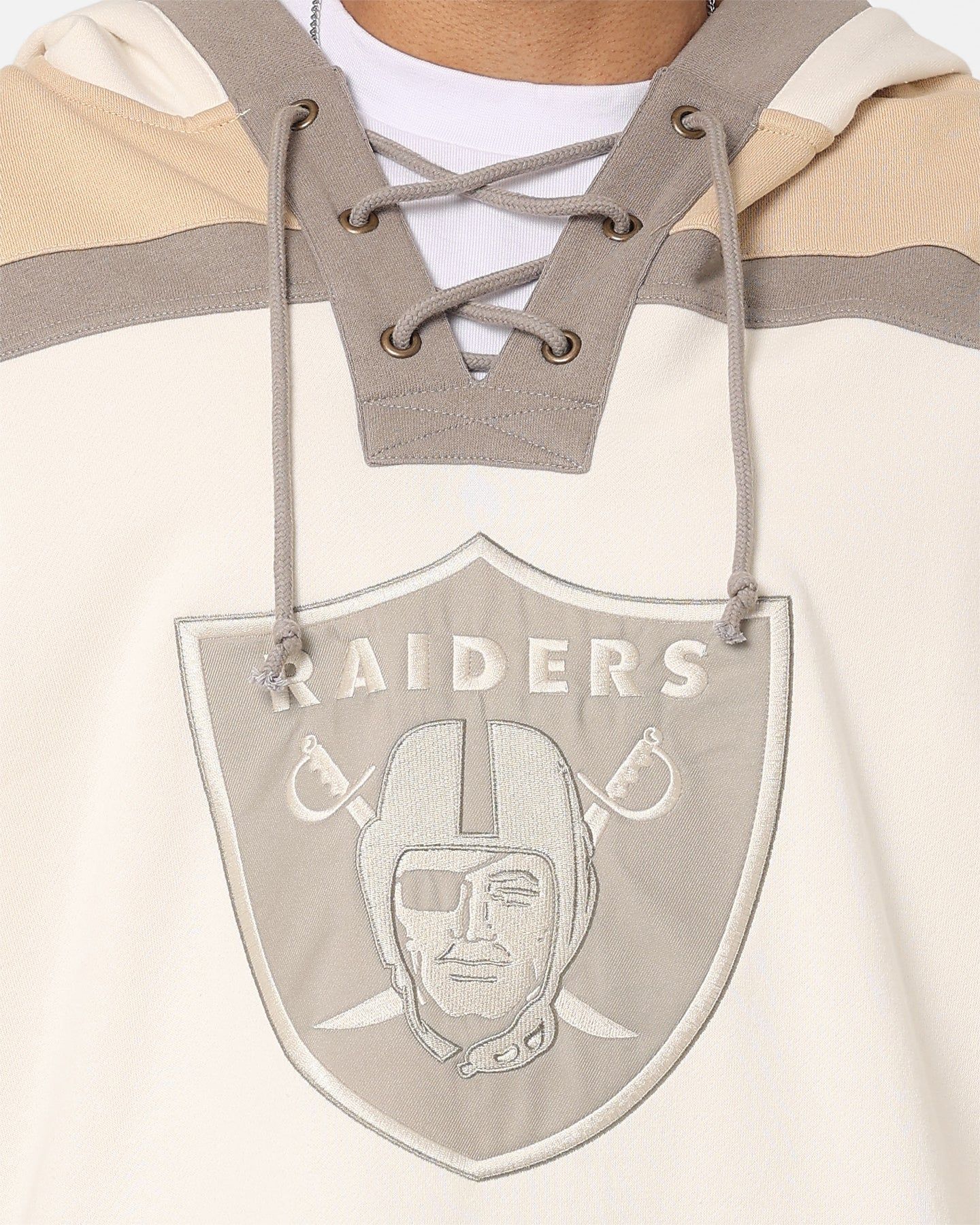 47 Brand Las Vegas Raiders Superior Lacer Hoodie Cream/Khaki sold by Culture Kings product image thumbnail 3