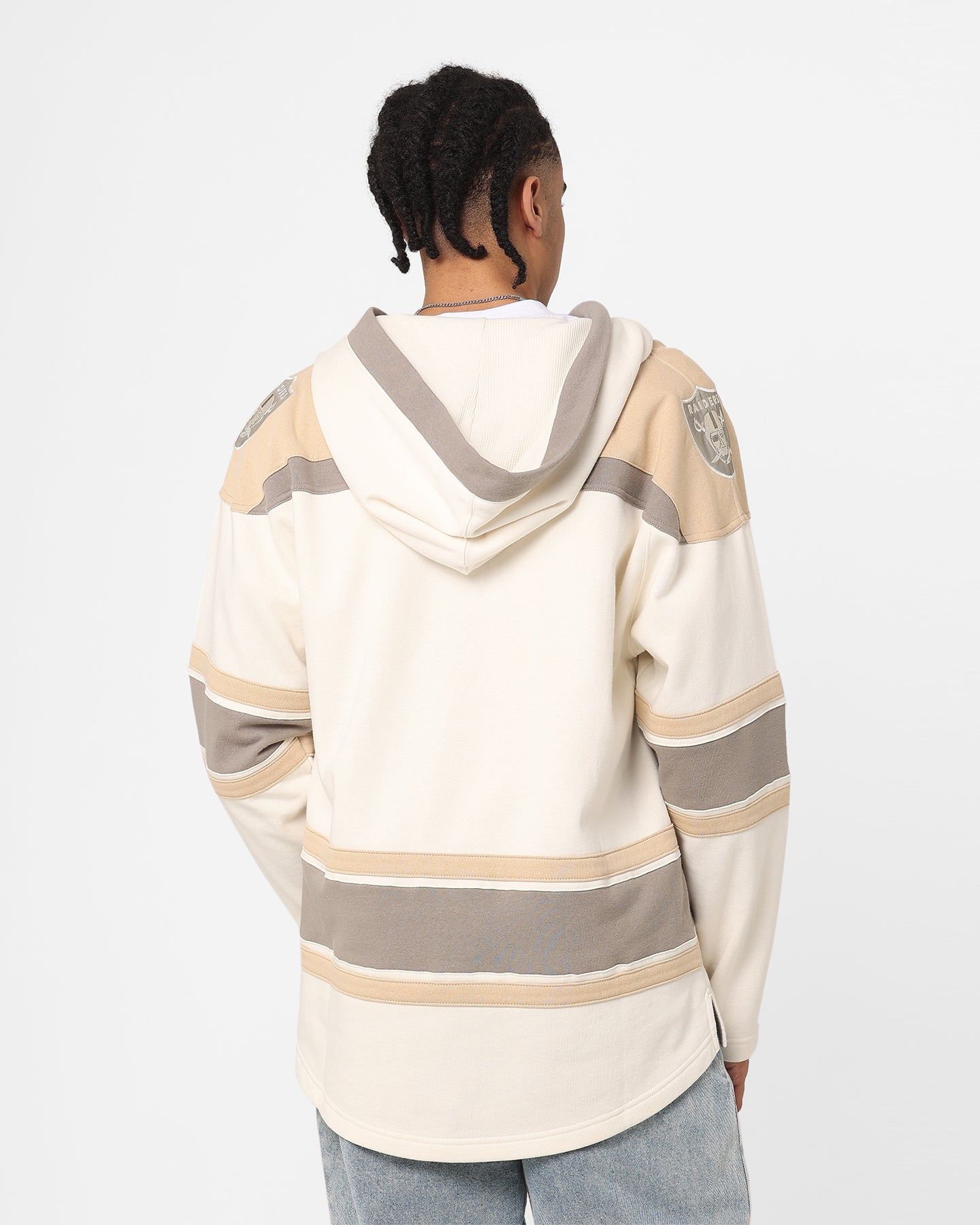 47 Brand Las Vegas Raiders Superior Lacer Hoodie Cream/Khaki sold by Culture Kings product image thumbnail 4