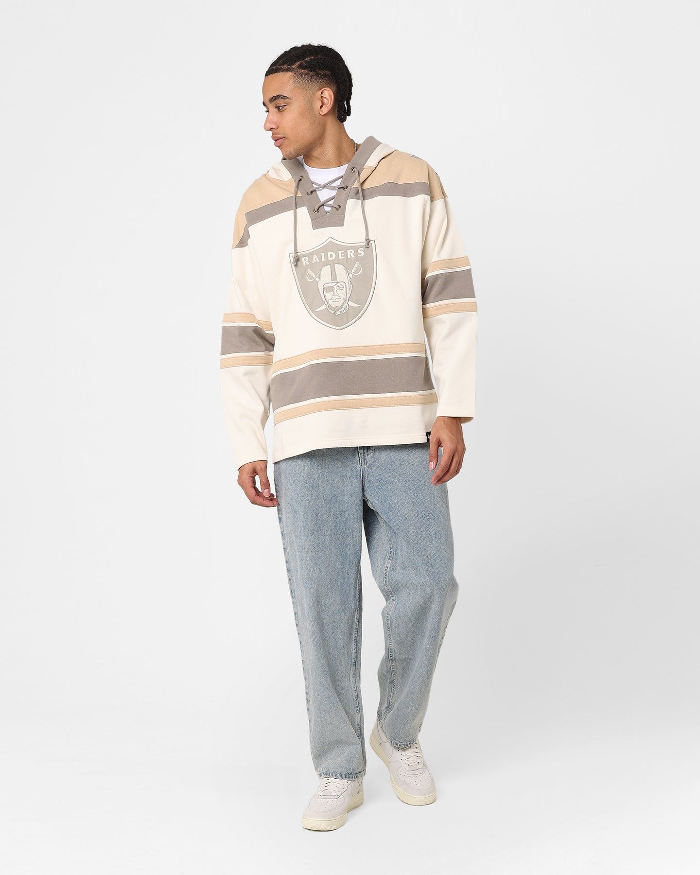 47 Brand Las Vegas Raiders Superior Lacer Hoodie Cream/Khaki sold by Culture Kings product image thumbnail 2
