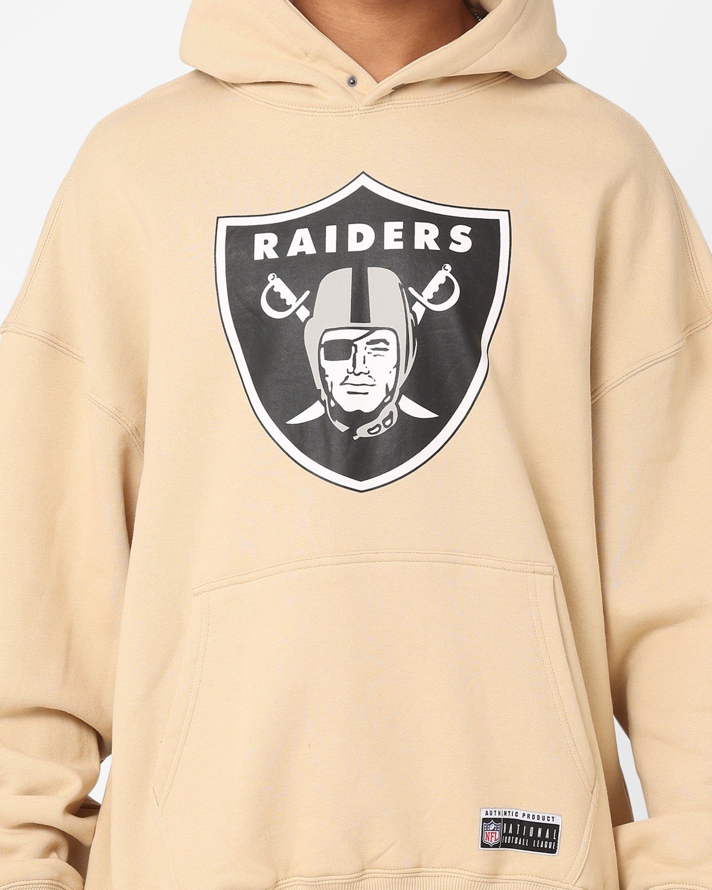 Majestic Athletic Las Vegas Raiders Core Nick Hoodie Pale Khaki sold by Culture Kings product image thumbnail 3