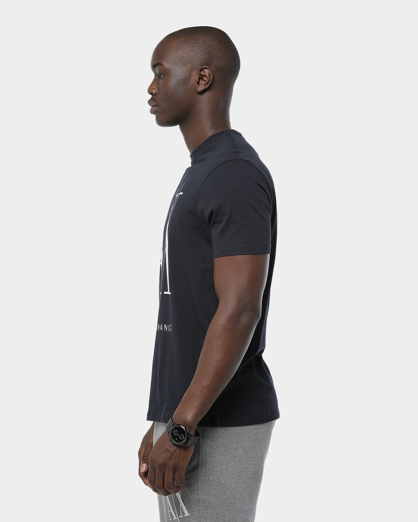 Armani Exchange Logo T-Shirt Navy sold by Culture Kings product image thumbnail 4