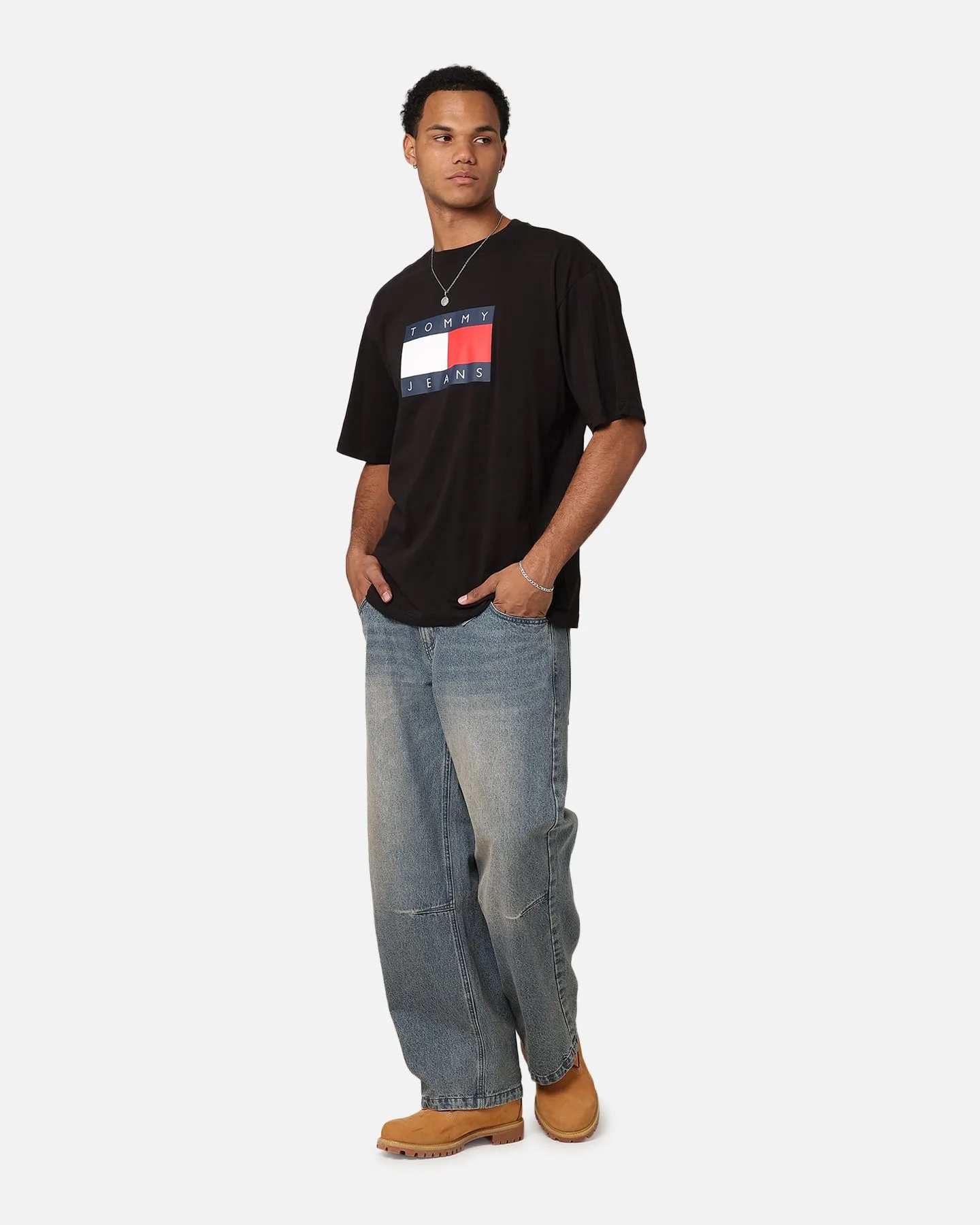 Tommy Jeans TJM Skate Flag T-Shirt Black sold by Culture Kings product image thumbnail 3
