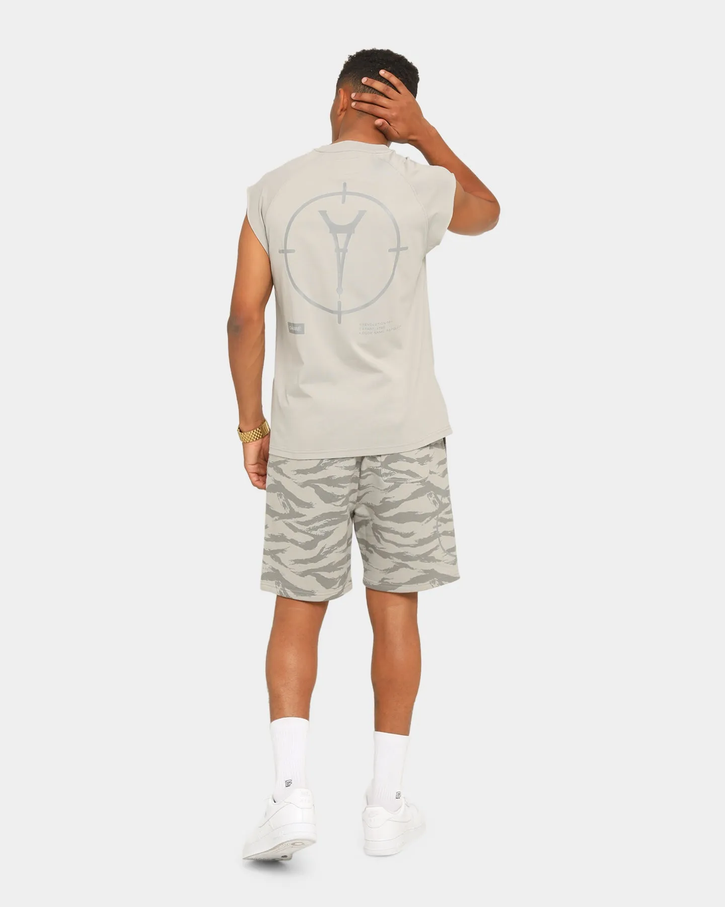 Carré Reticule Muscle T-Shirt Grey sold by Culture Kings product image thumbnail 2