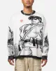 Hypland X Street Fighter Ryu Cropped Sweater White/Black sold by Culture Kings
