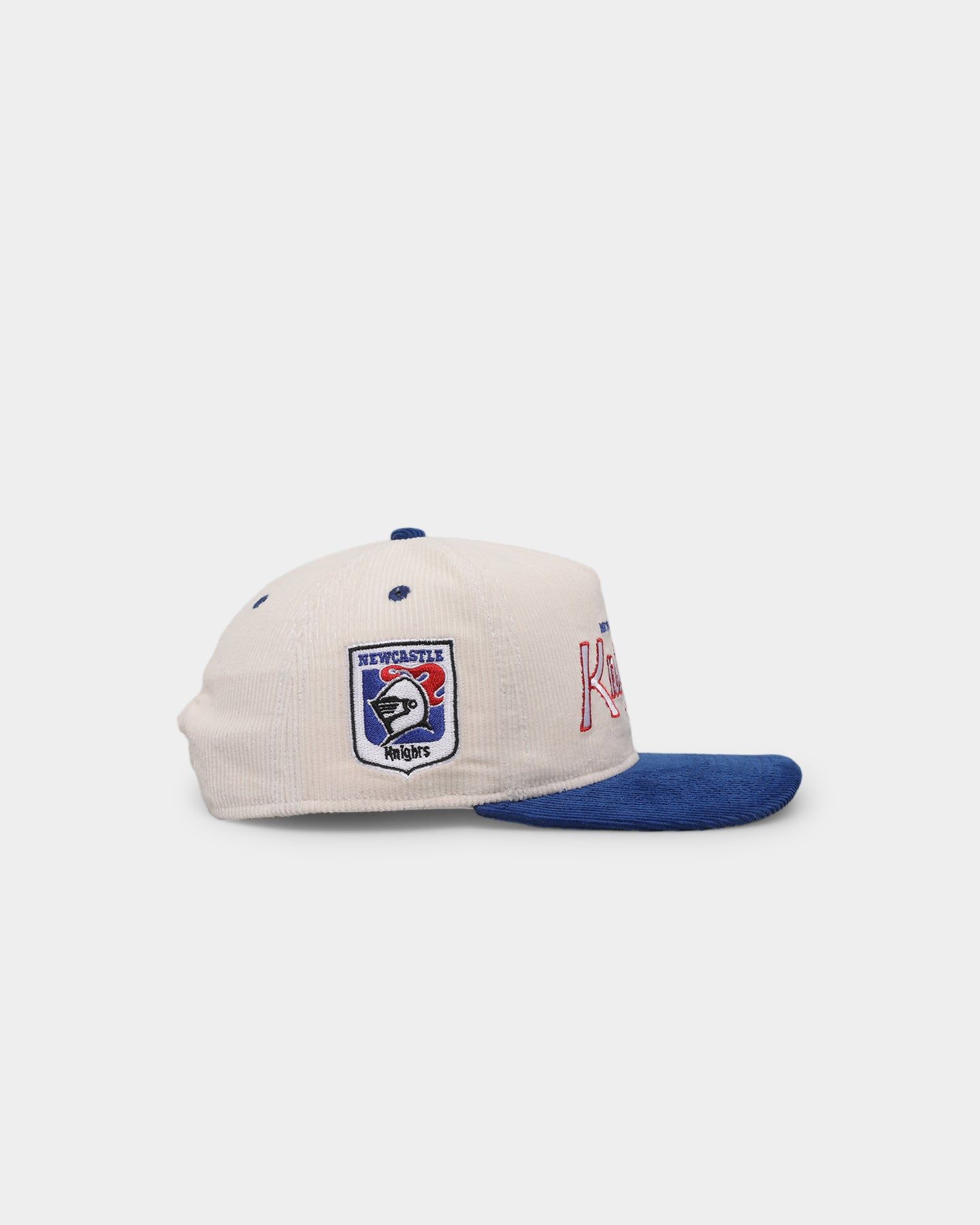New Era Newcastle Knights 'NRL Retro Script Corduroy' Golfer Snapback Chrome White sold by Culture Kings product image thumbnail 3