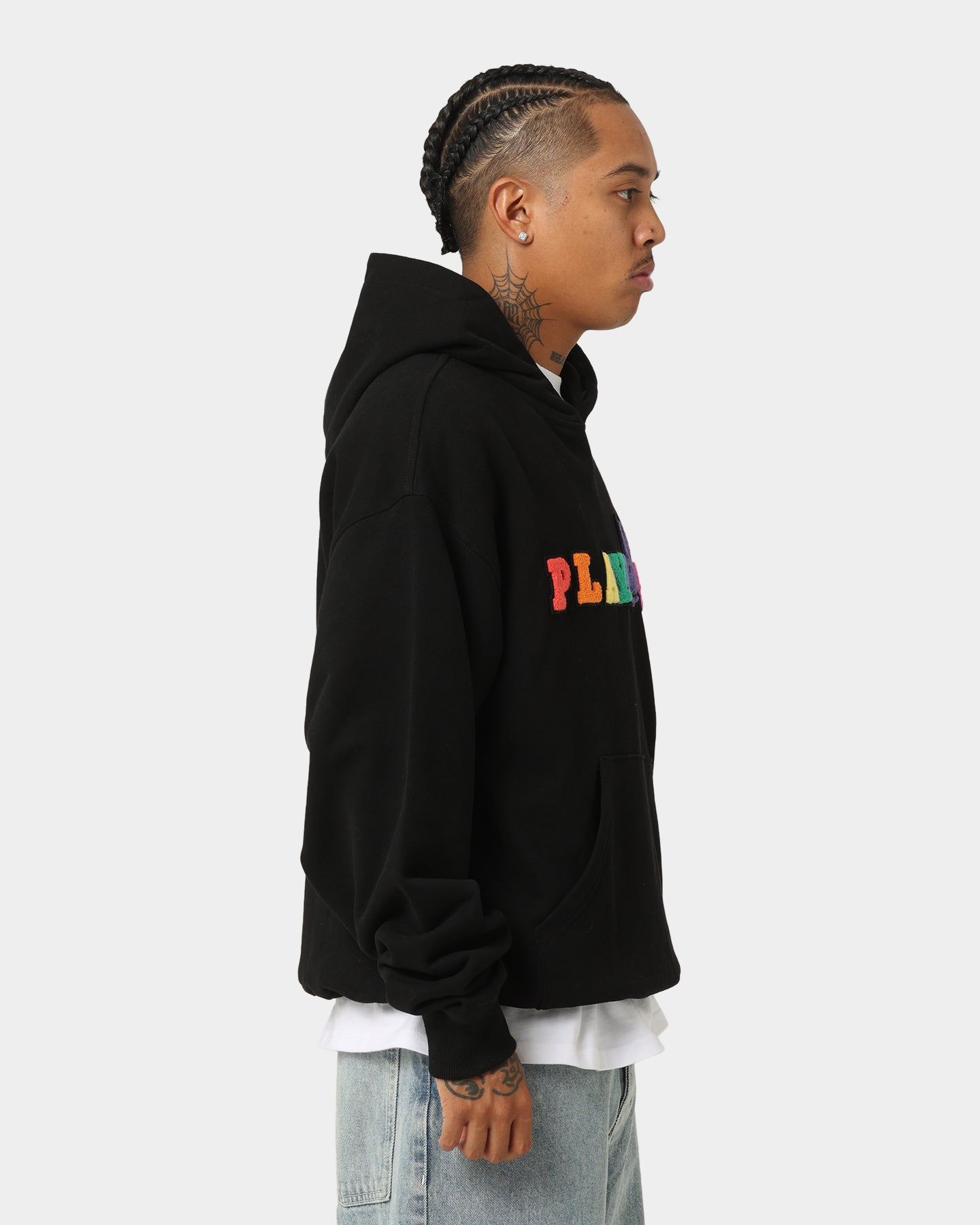 Playboy By CK Chenille Wordmark Hoodie Black sold by Culture Kings product image thumbnail 6