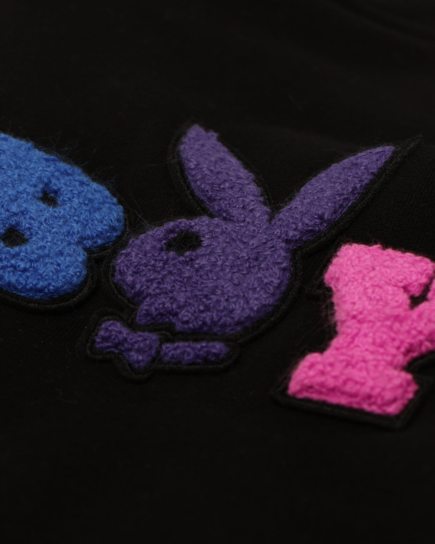 Playboy By CK Chenille Wordmark Hoodie Black sold by Culture Kings product image thumbnail 2