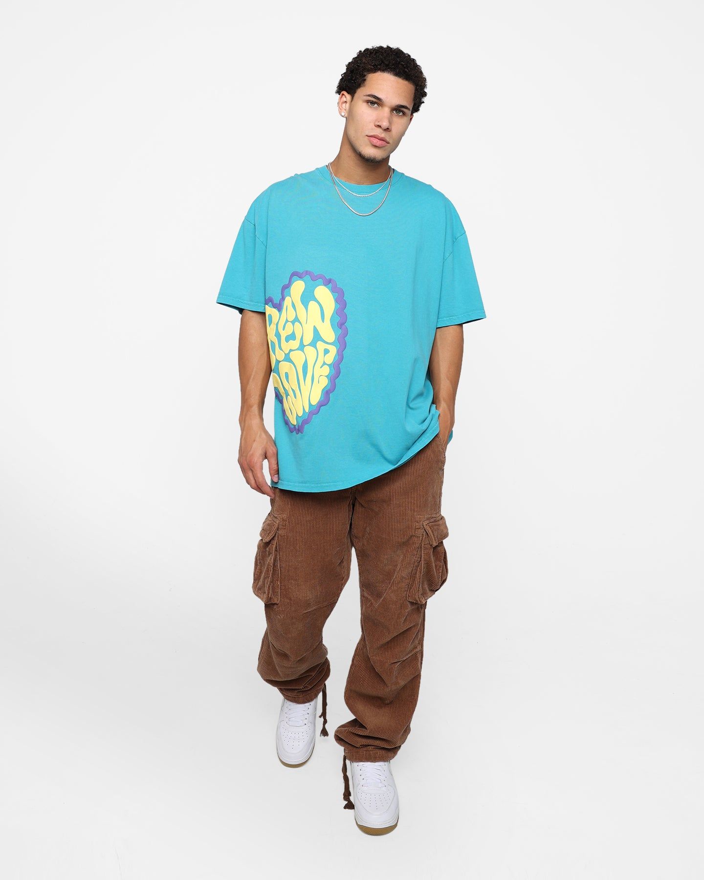 Goat Crew Crew Love T-Shirt Aqua sold by Culture Kings product image thumbnail 2