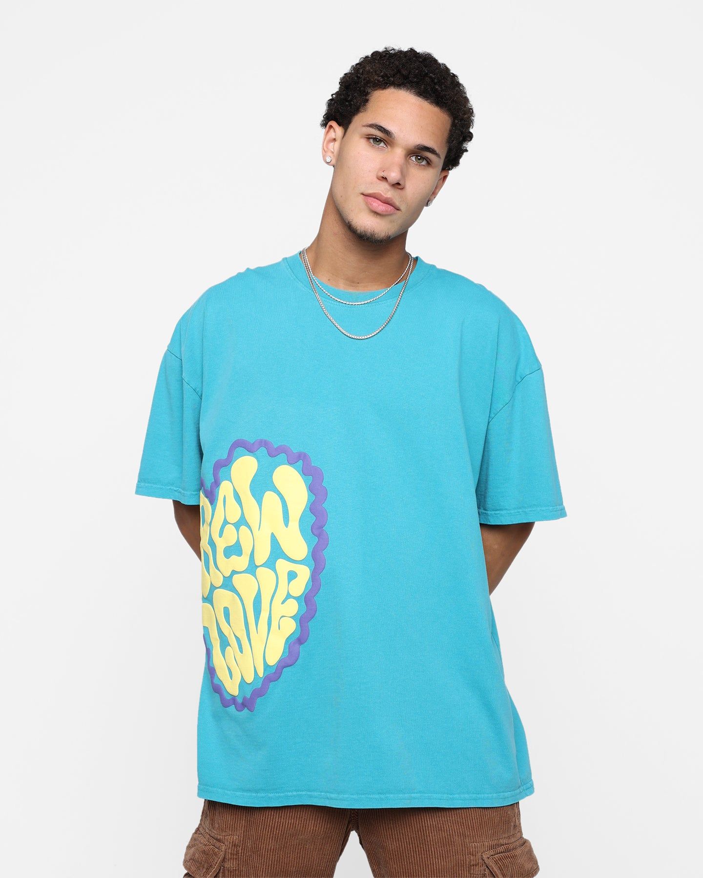 Goat Crew Crew Love T-Shirt Aqua sold by Culture Kings