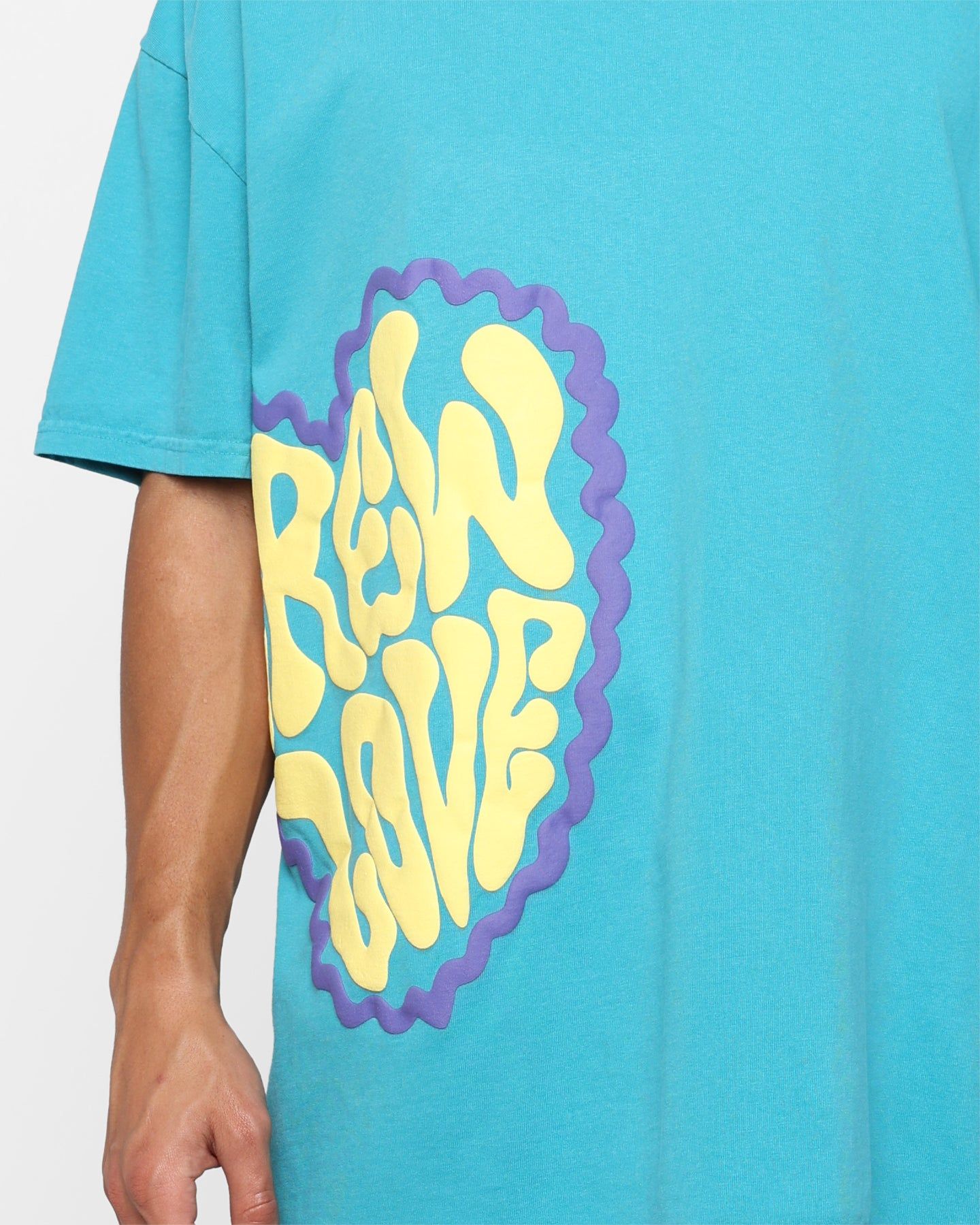 Goat Crew Crew Love T-Shirt Aqua sold by Culture Kings product image thumbnail 3
