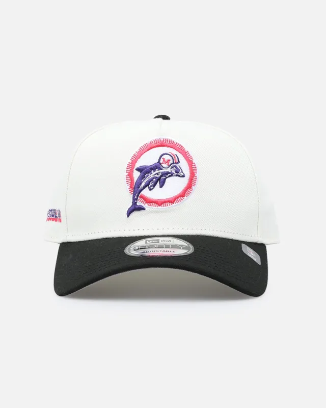 New Era Miami Dolphins 'Neon Nights' 9FORTY Snapback Chrome/Black sold by Culture Kings