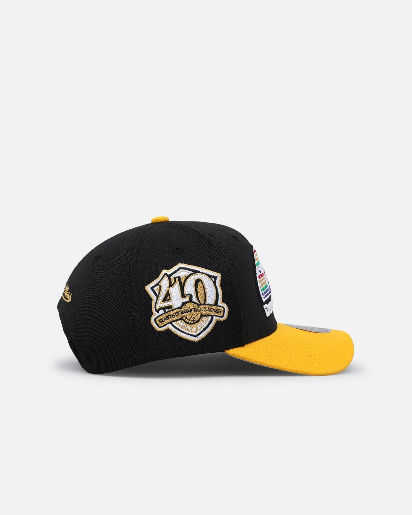 Mitchell & Ness Denver Nuggets "Enter The Dragon" Pro Crown Snapback Black/Ochre sold by Culture Kings product image thumbnail 3